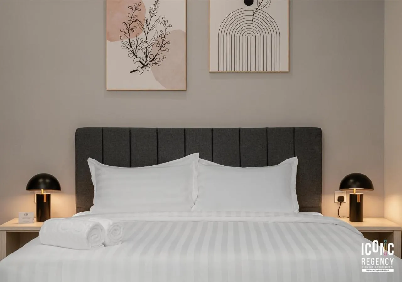 Bed in Iconic Regency Service Residences, managed by Iconic Hotel