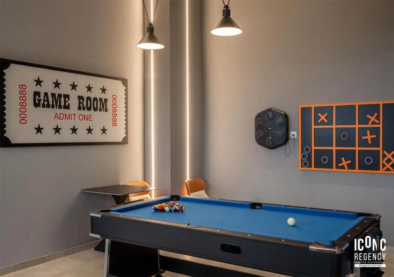 Game Room in Iconic Regency Service Residences, managed by Iconic Hotel