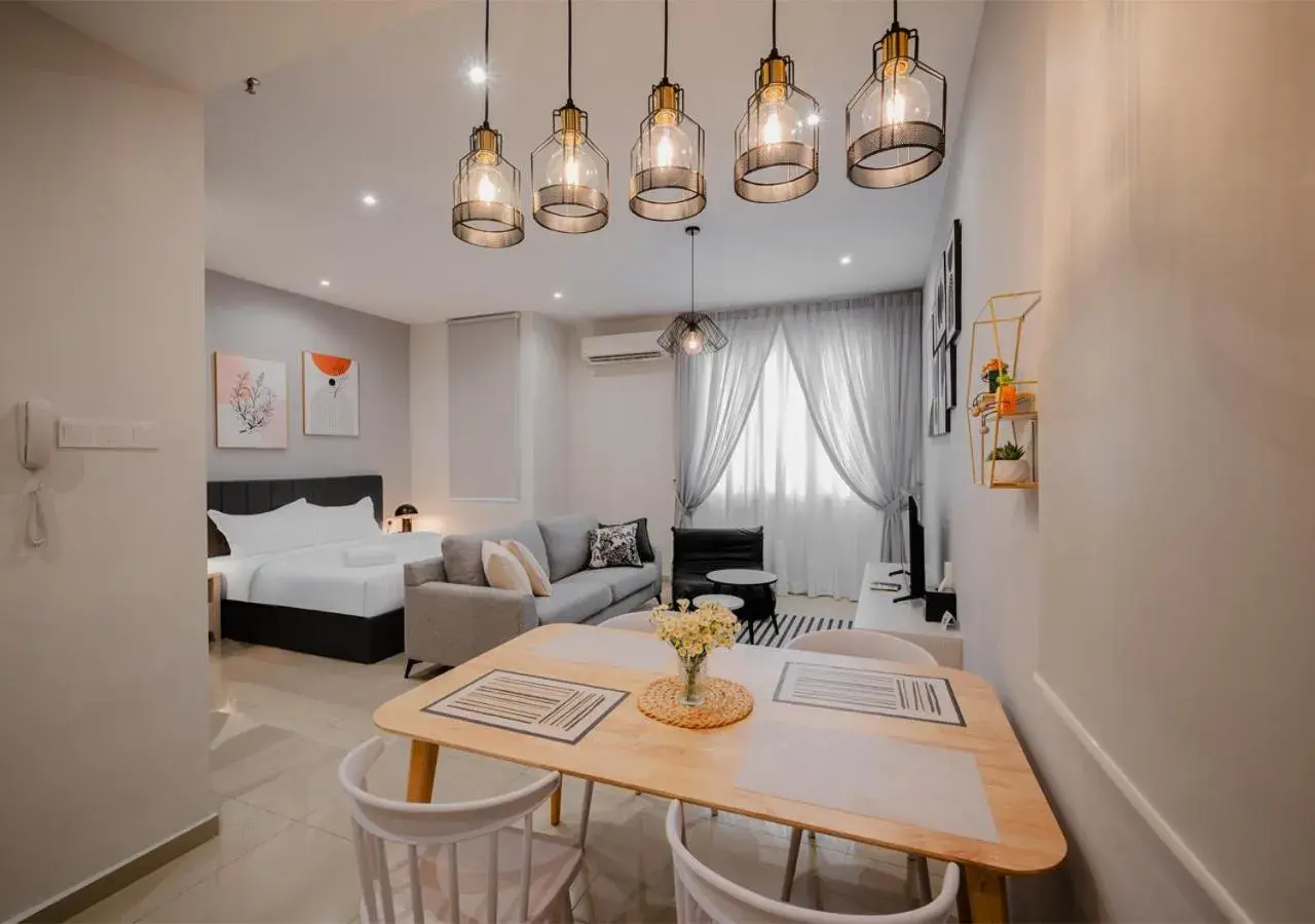 Living room, Bed in Iconic Regency Service Residences, managed by Iconic Hotel Living room, Bed in Iconic Regency Service Residences, managed by Iconic Hotel