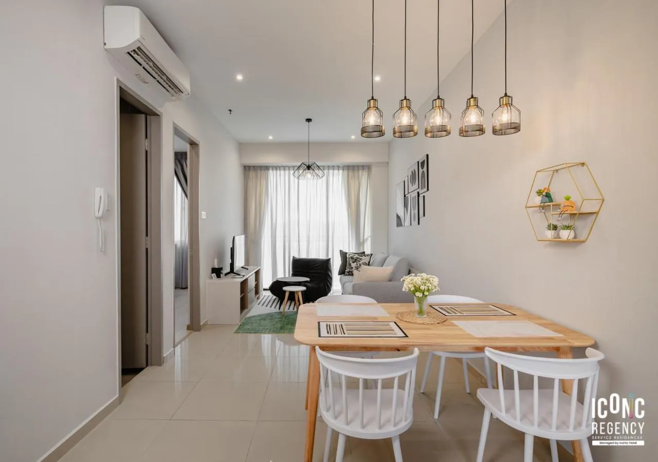 Dining area in Iconic Regency Service Residences, managed by Iconic Hotel
