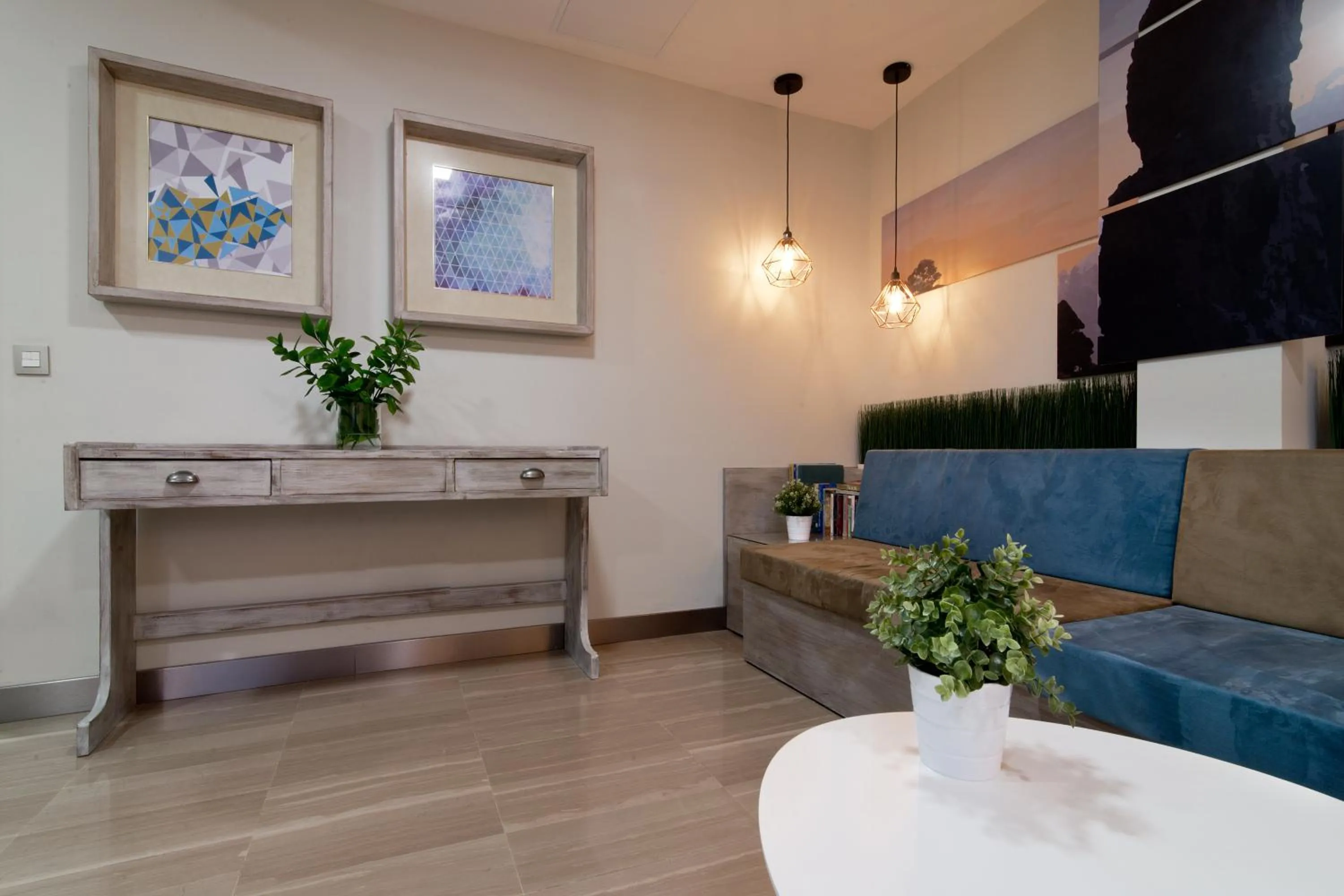 Living room in ApartHotel Idafe