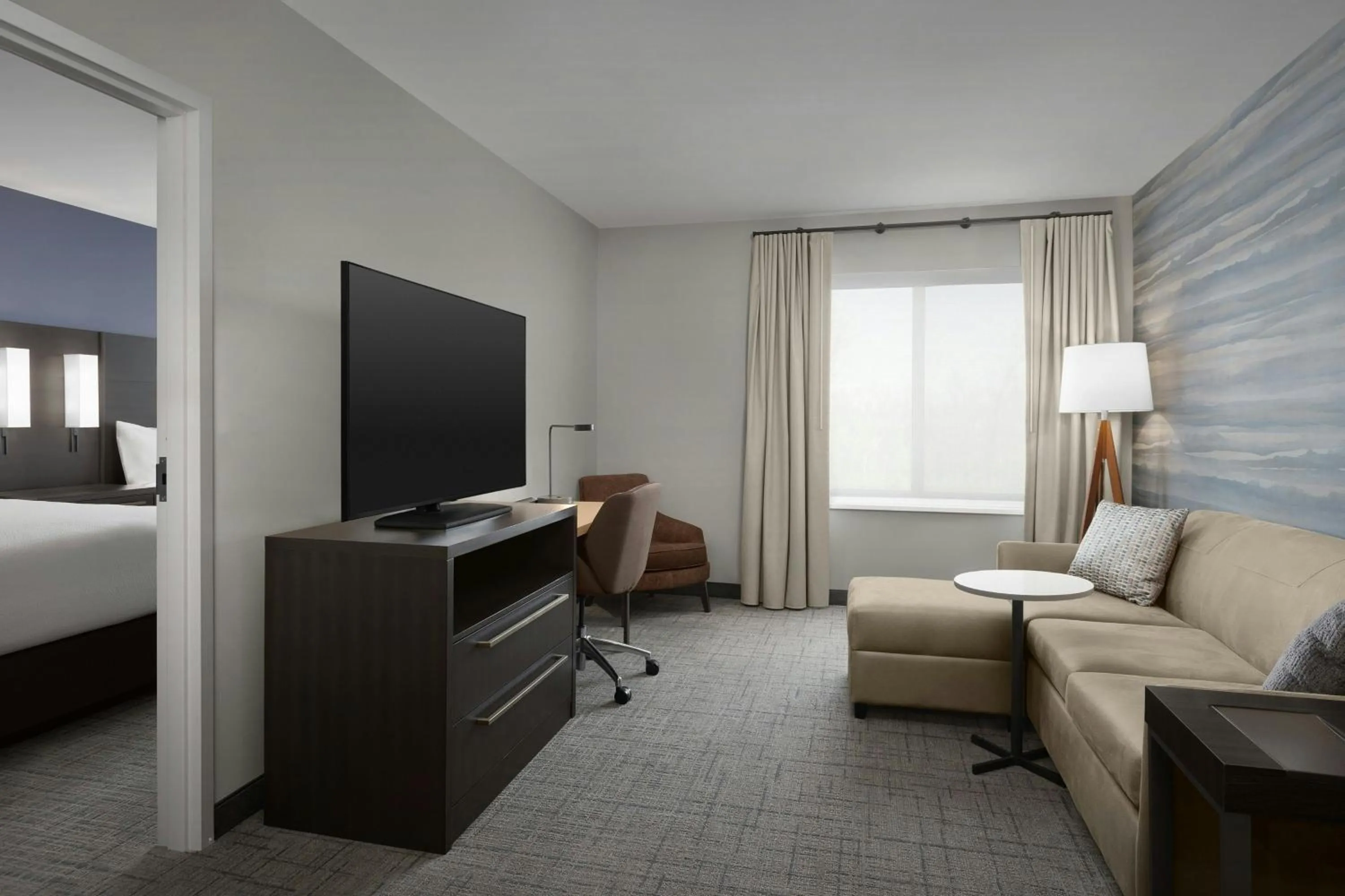 Bedroom, Bed in Residence Inn by Marriott Dayton Miamisburg