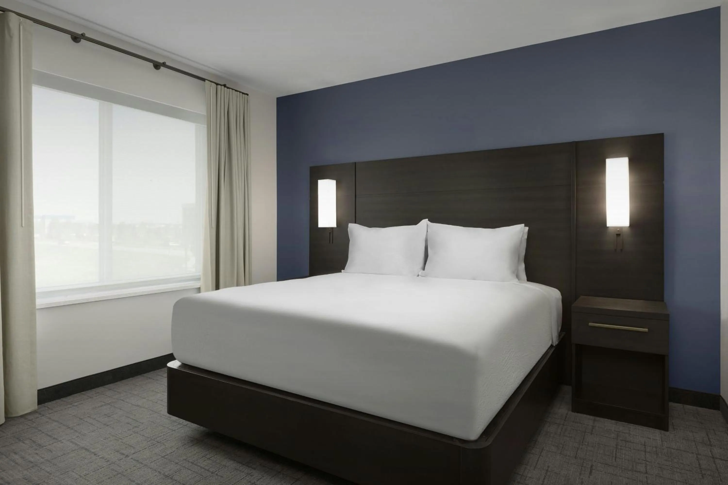 Bedroom, Bed in Residence Inn by Marriott Dayton Miamisburg