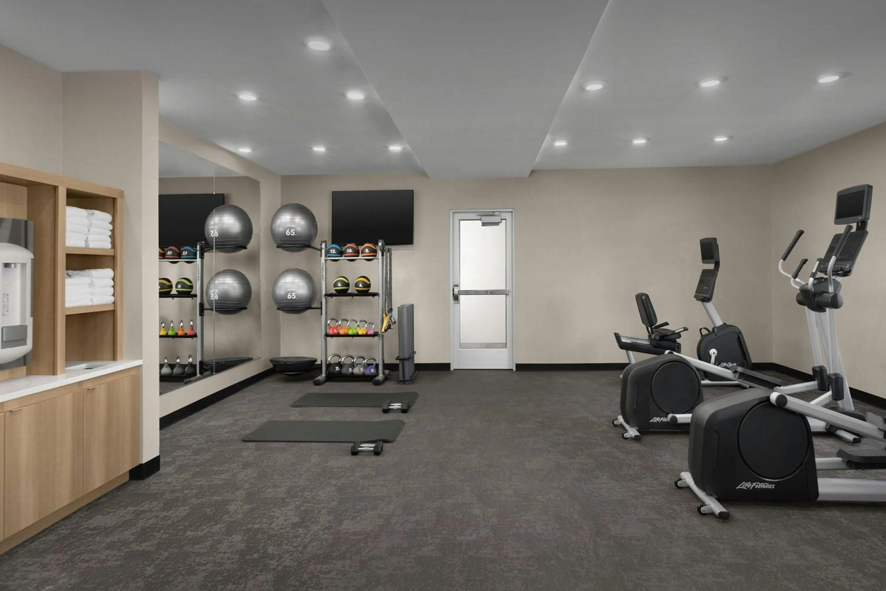 Fitness centre/facilities in Residence Inn by Marriott Dayton Miamisburg
