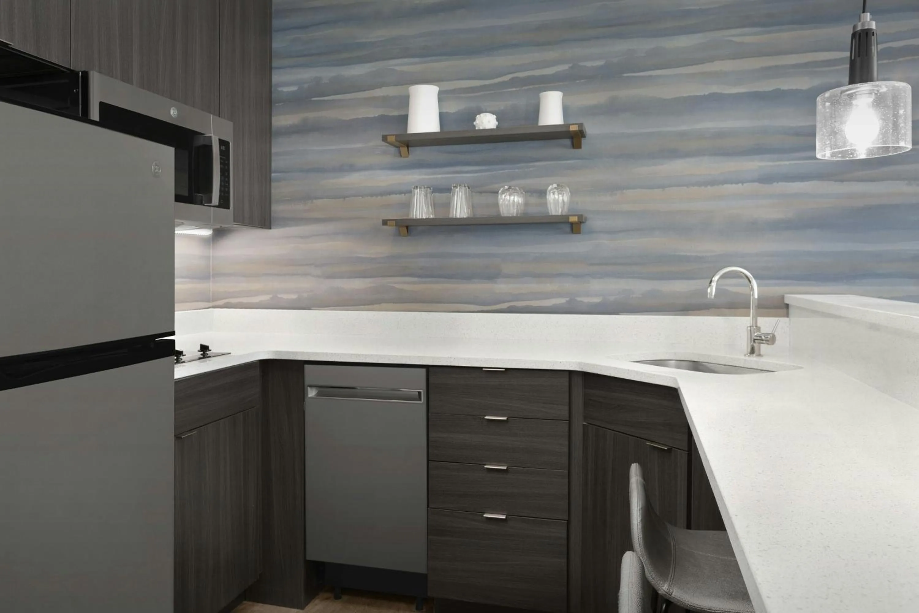 Kitchen or kitchenette in Residence Inn by Marriott Dayton Miamisburg