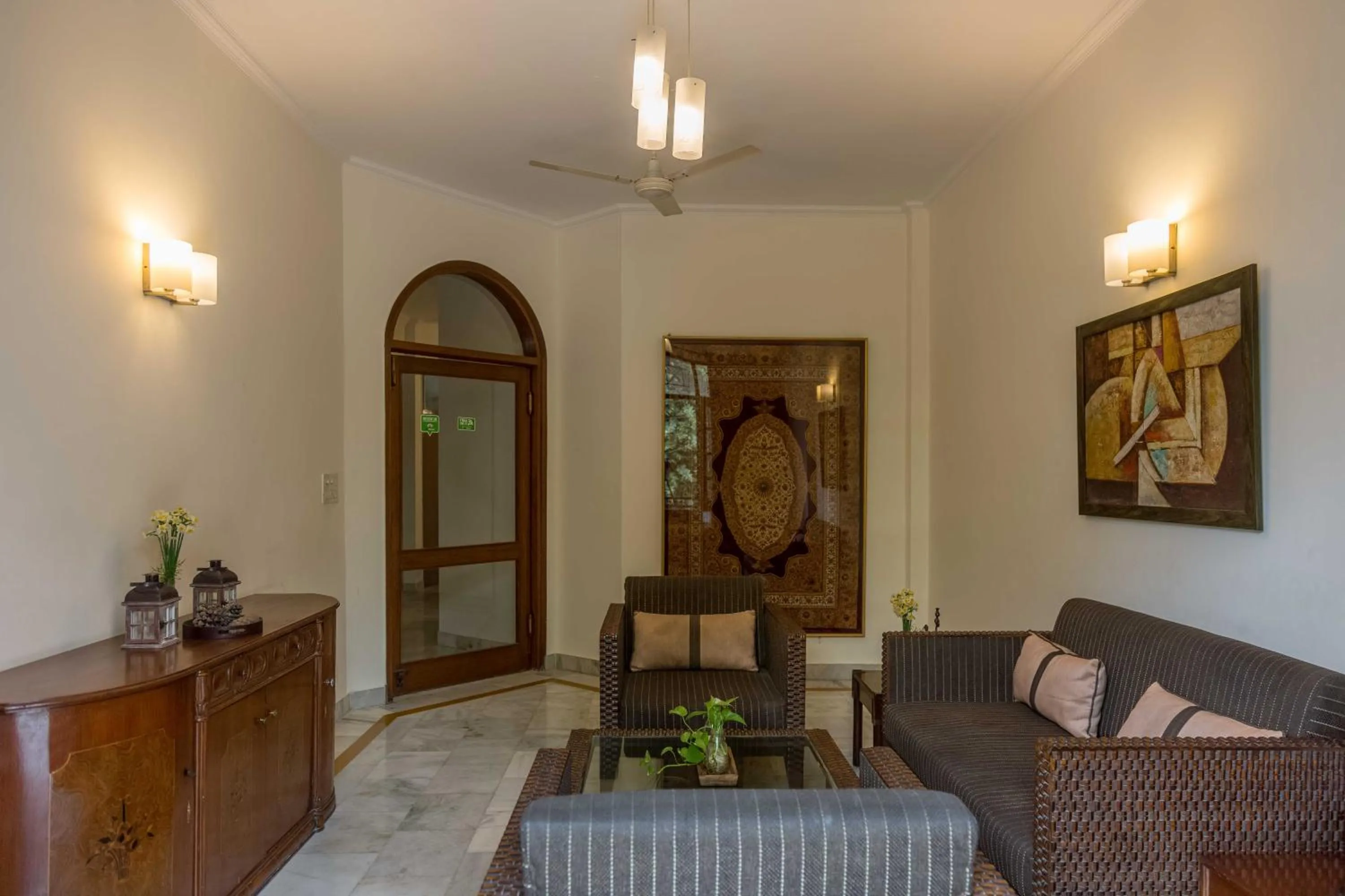 Living room in Woodpecker Apartments Hauz khas