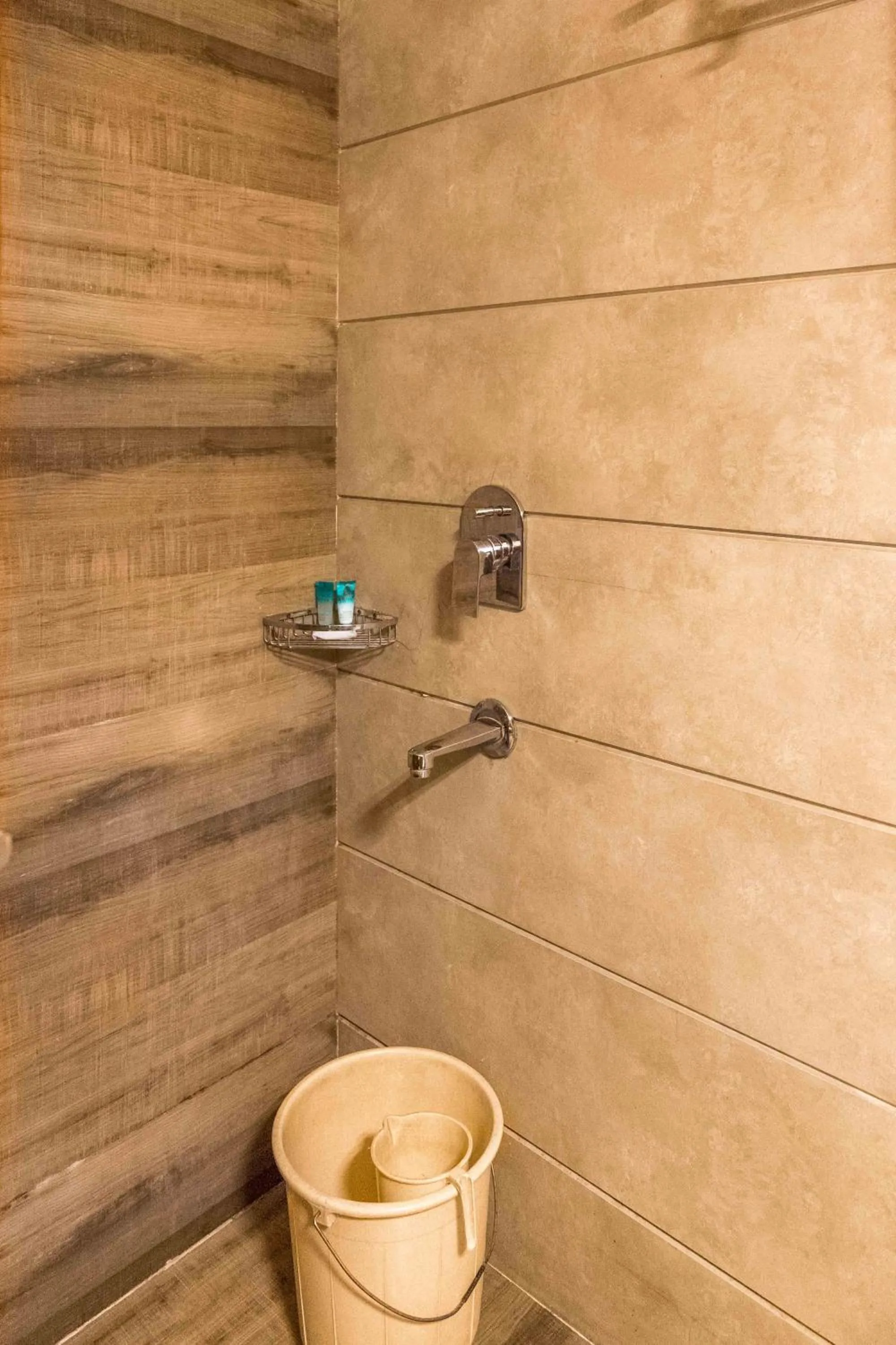 Shower in Woodpecker Apartments Hauz khas