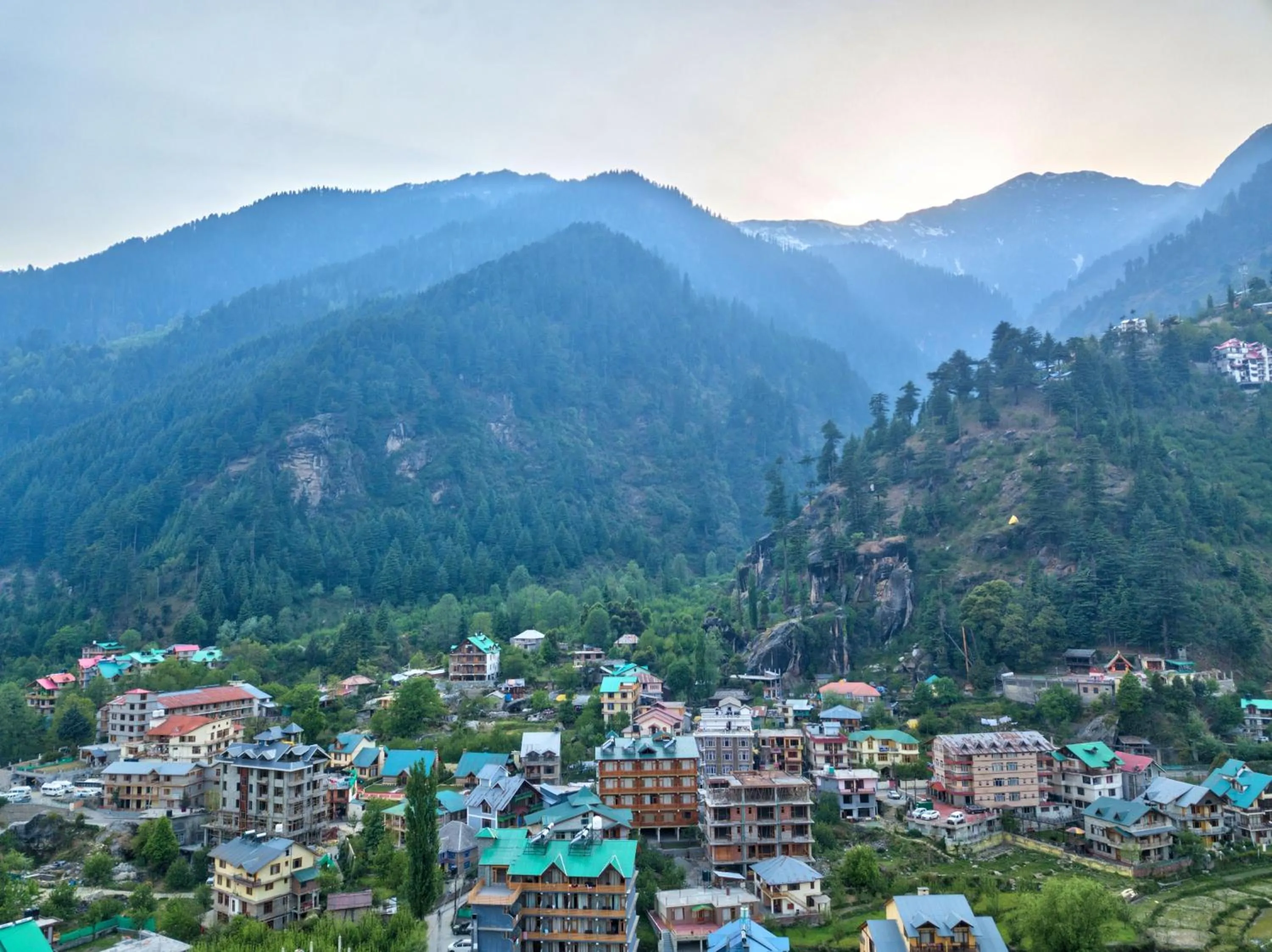 Mountain view in Swastik Grand Manali
