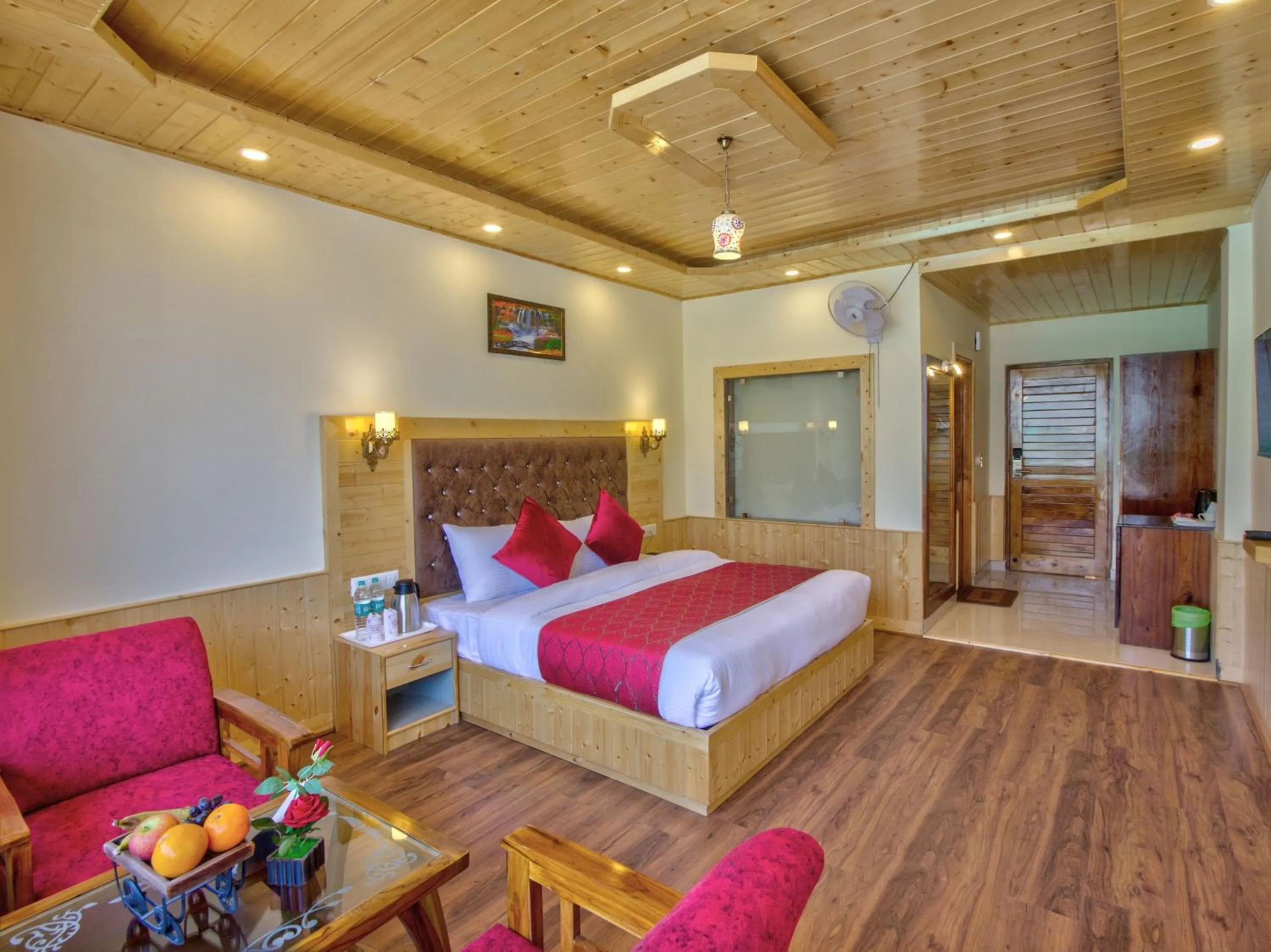 Bed in Swastik Grand Manali