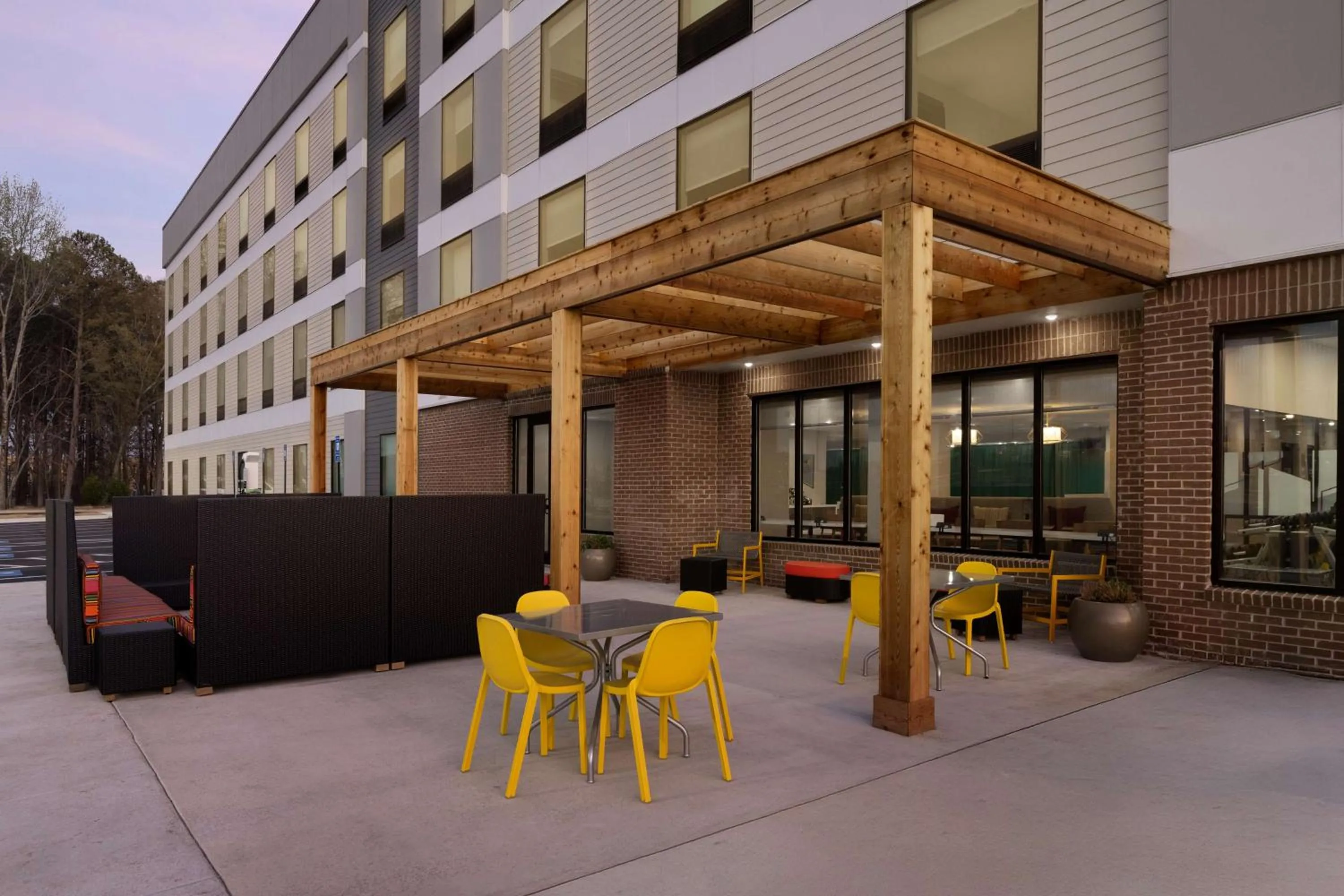 Patio in Home2 Suites By Hilton Conyers Atlanta