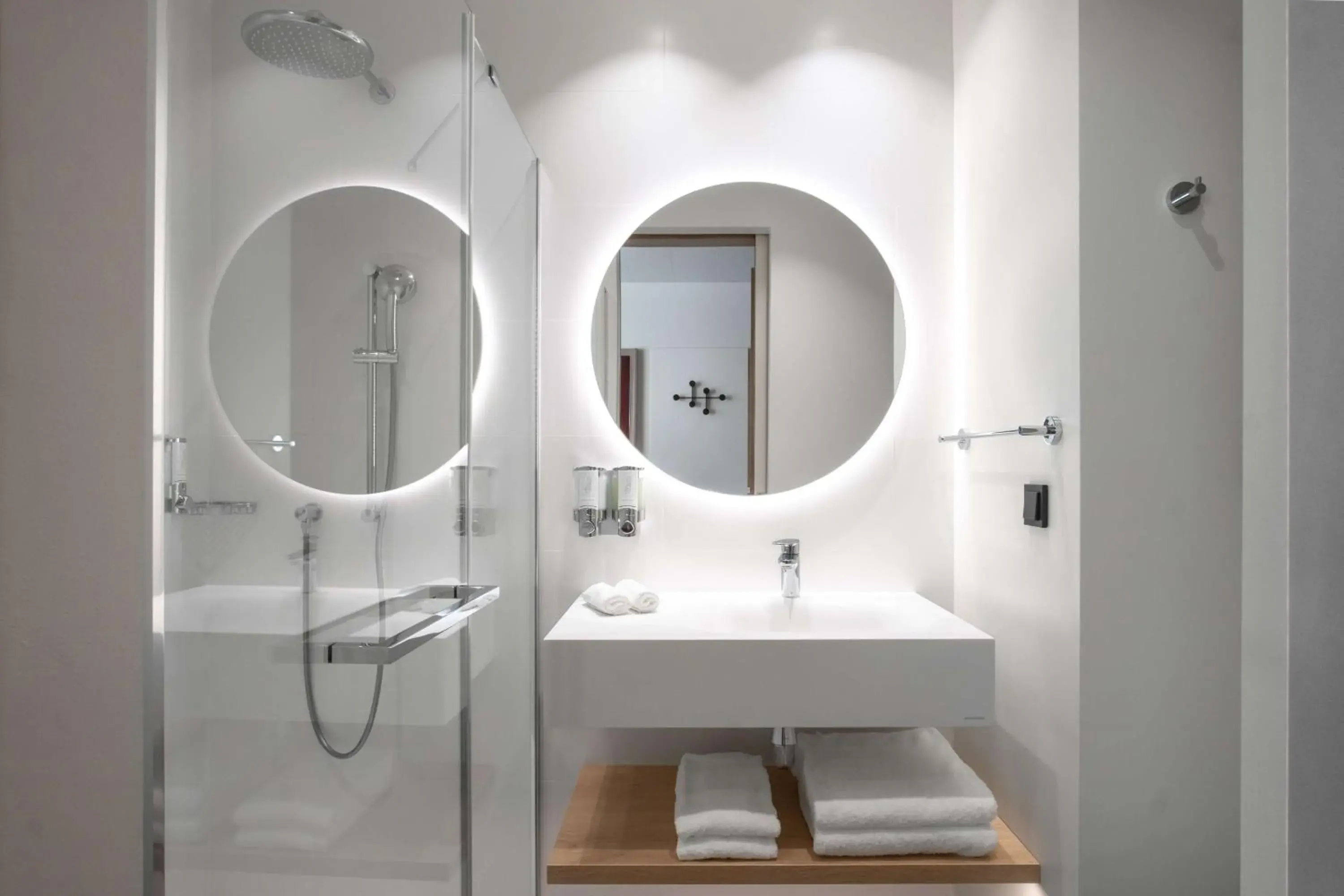 Bathroom in Hampton By Hilton Tallinn Bathroom in Hampton By Hilton Tallinn