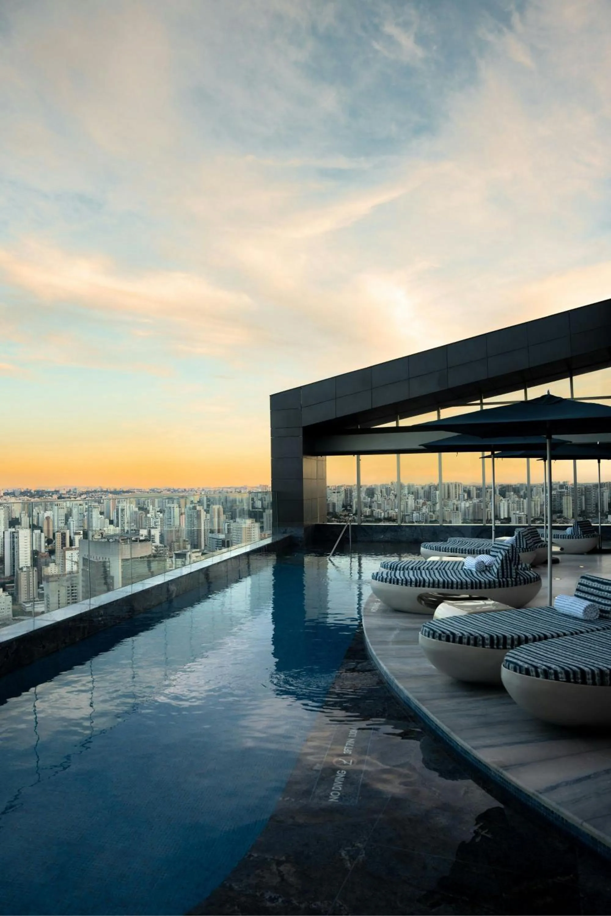 Swimming pool in W Sao Paulo