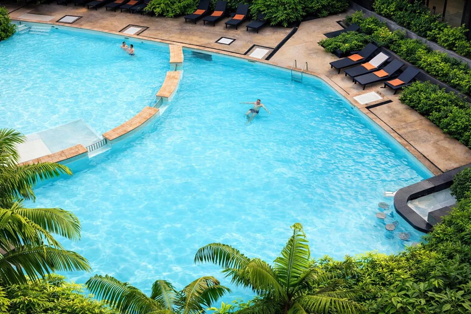 Swimming pool in Duplex Liora 1BR PoolsGym Shuttle to Nai Harn