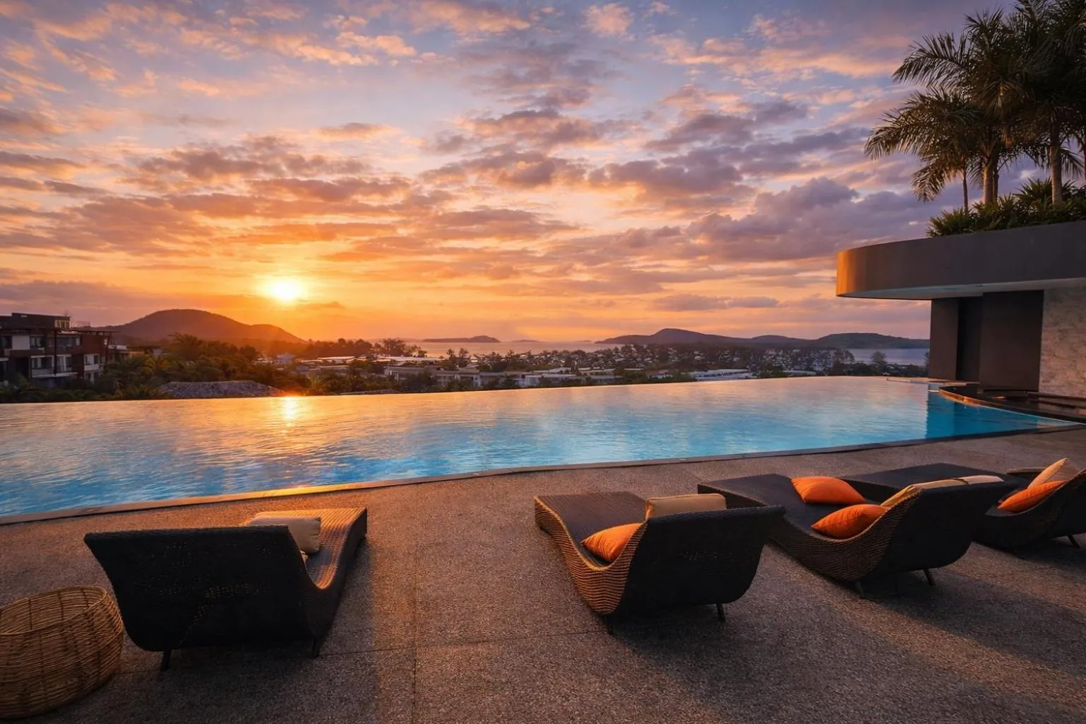 Swimming pool in Duplex Liora 1BR PoolsGym Shuttle to Nai Harn