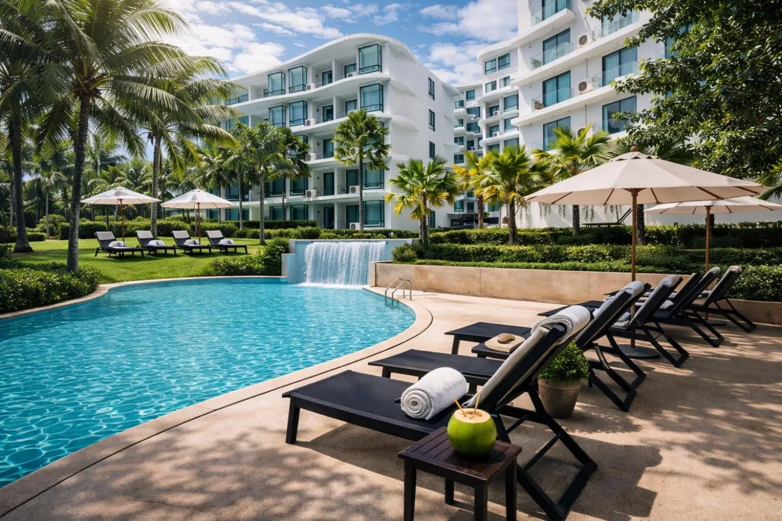 Property building in Duplex Liora 1BR PoolsGym Shuttle to Nai Harn