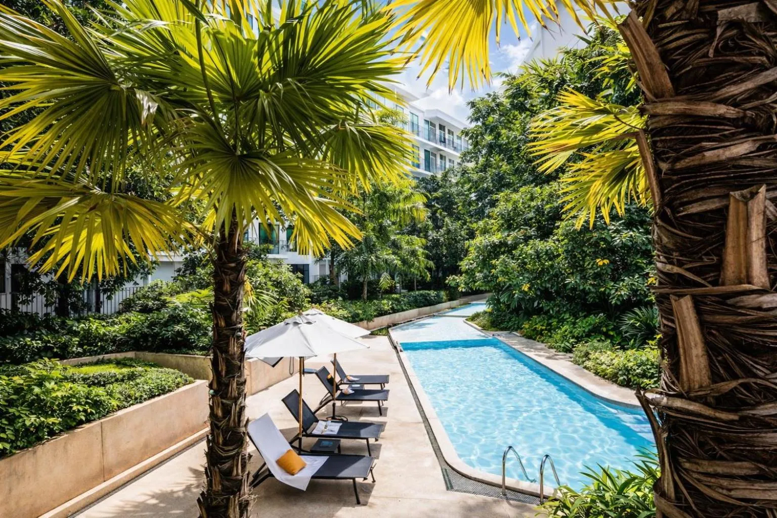 Swimming pool in Duplex Liora 1BR PoolsGym Shuttle to Nai Harn
