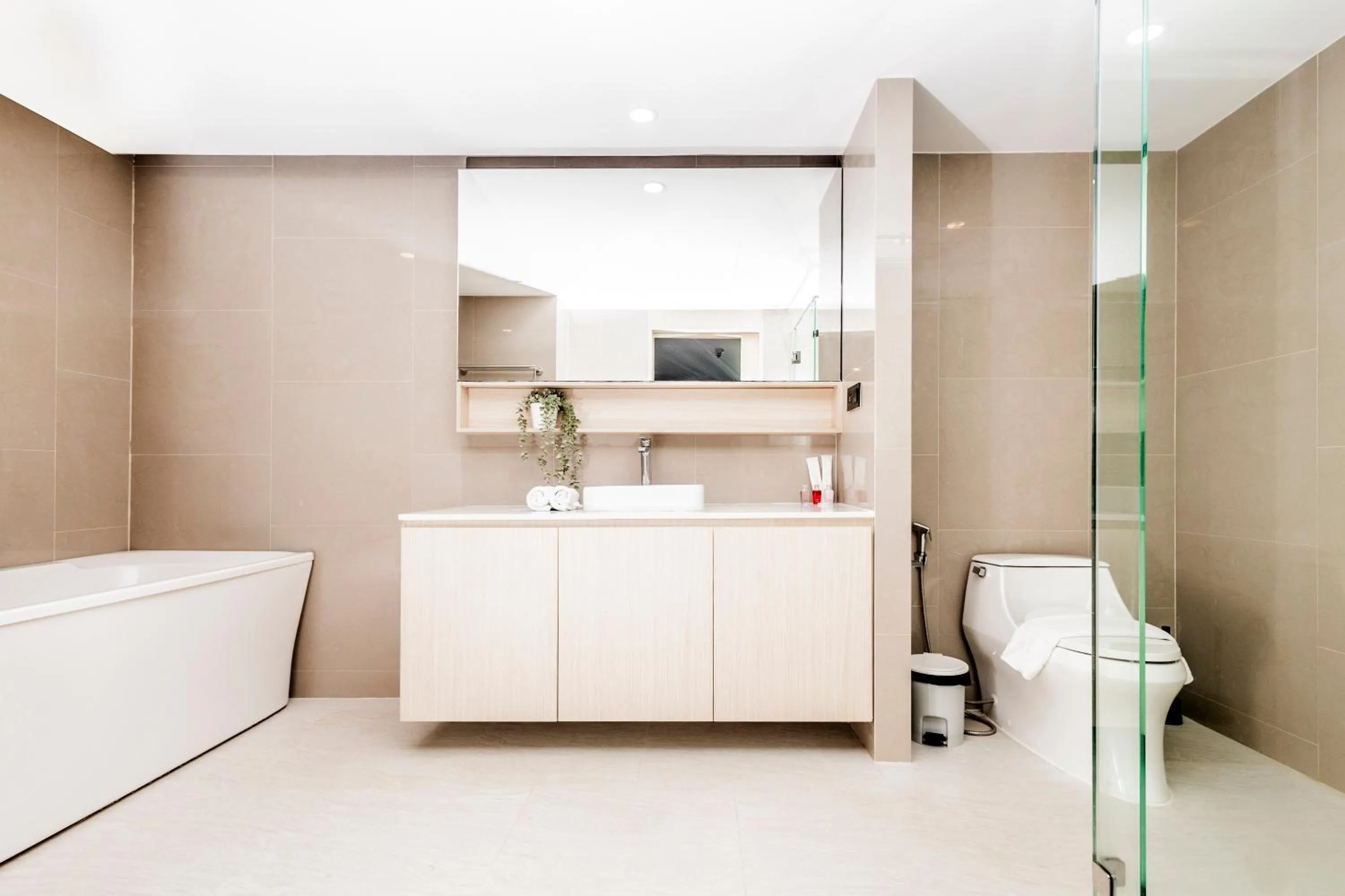 Toilet in Duplex Liora 1BR PoolsGym Shuttle to Nai Harn