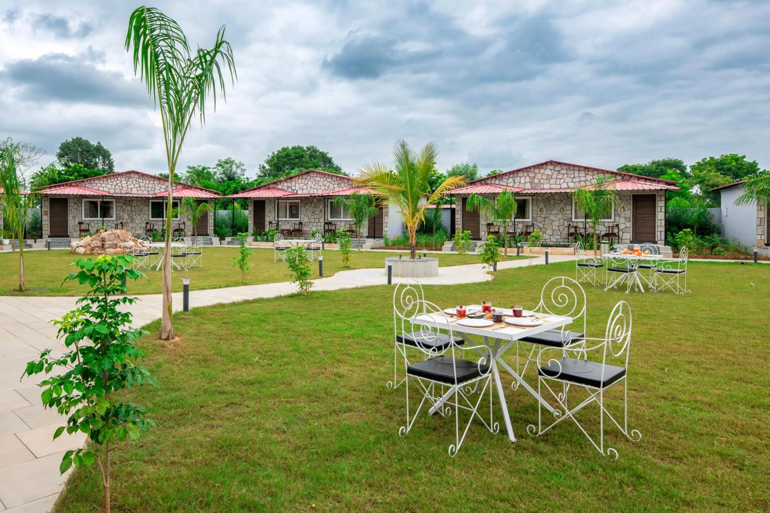 Garden in Aashiyana Luxury Cottages