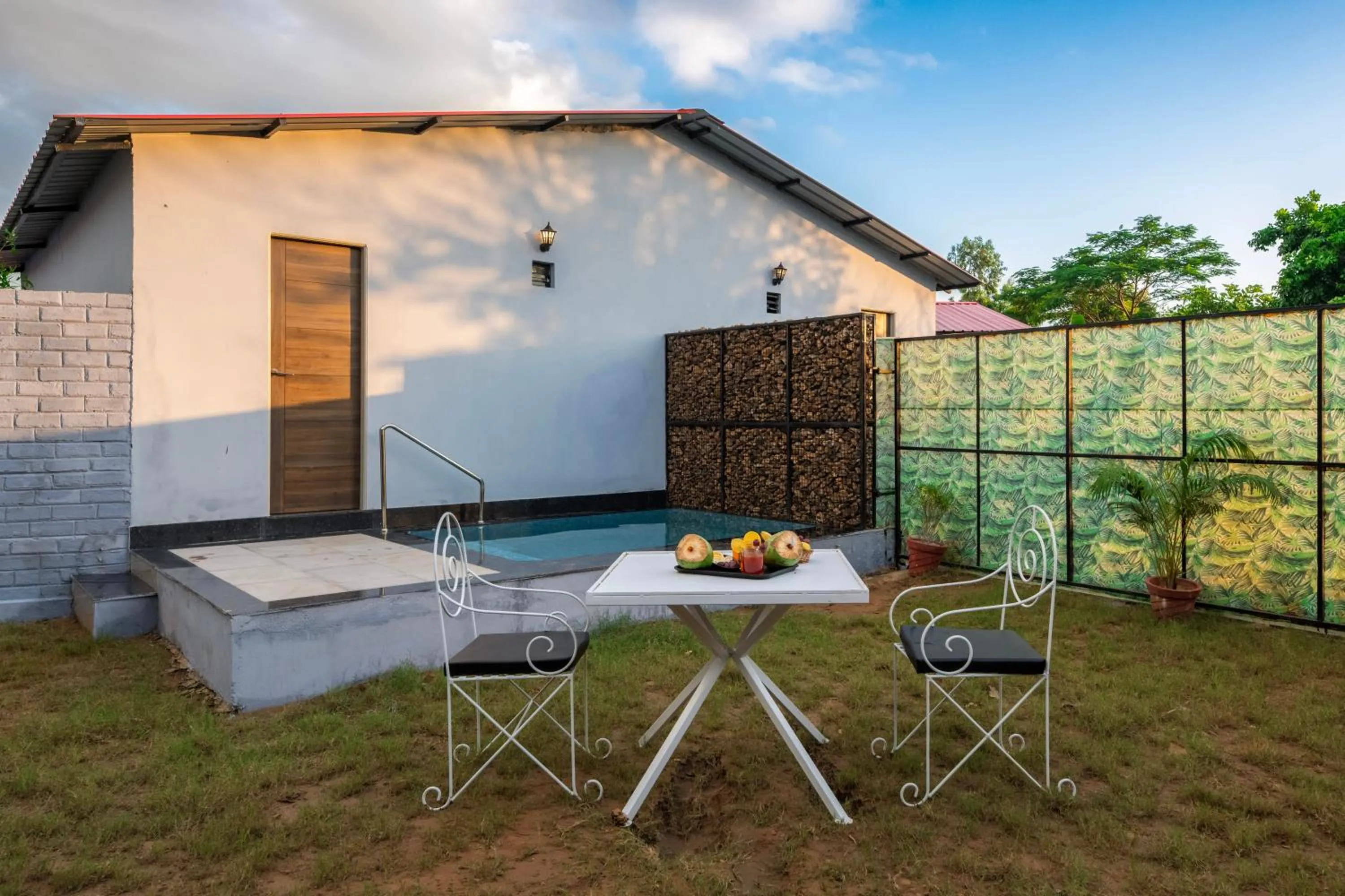 Pool view in Aashiyana Luxury Cottages