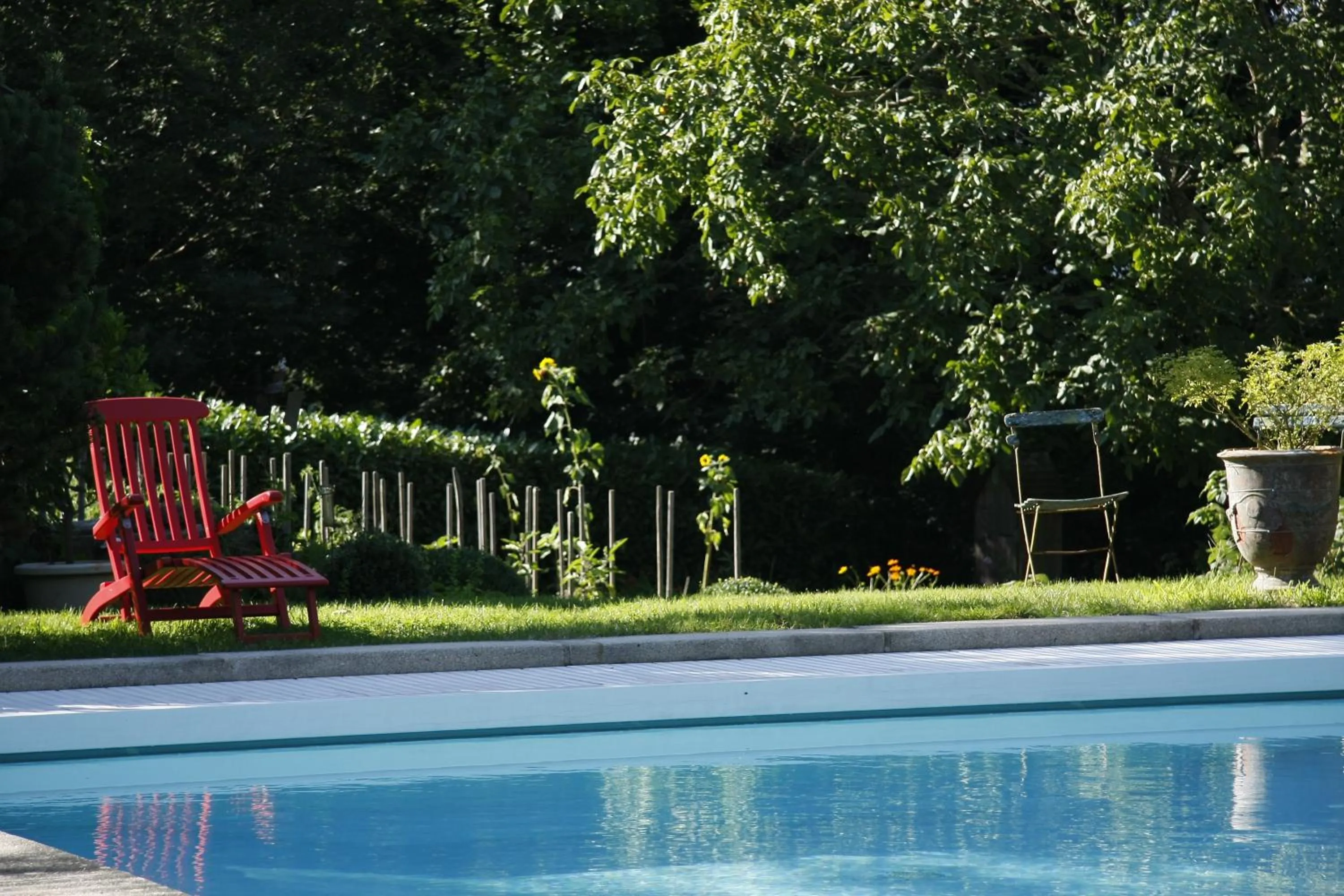 Swimming pool in La Hulotte