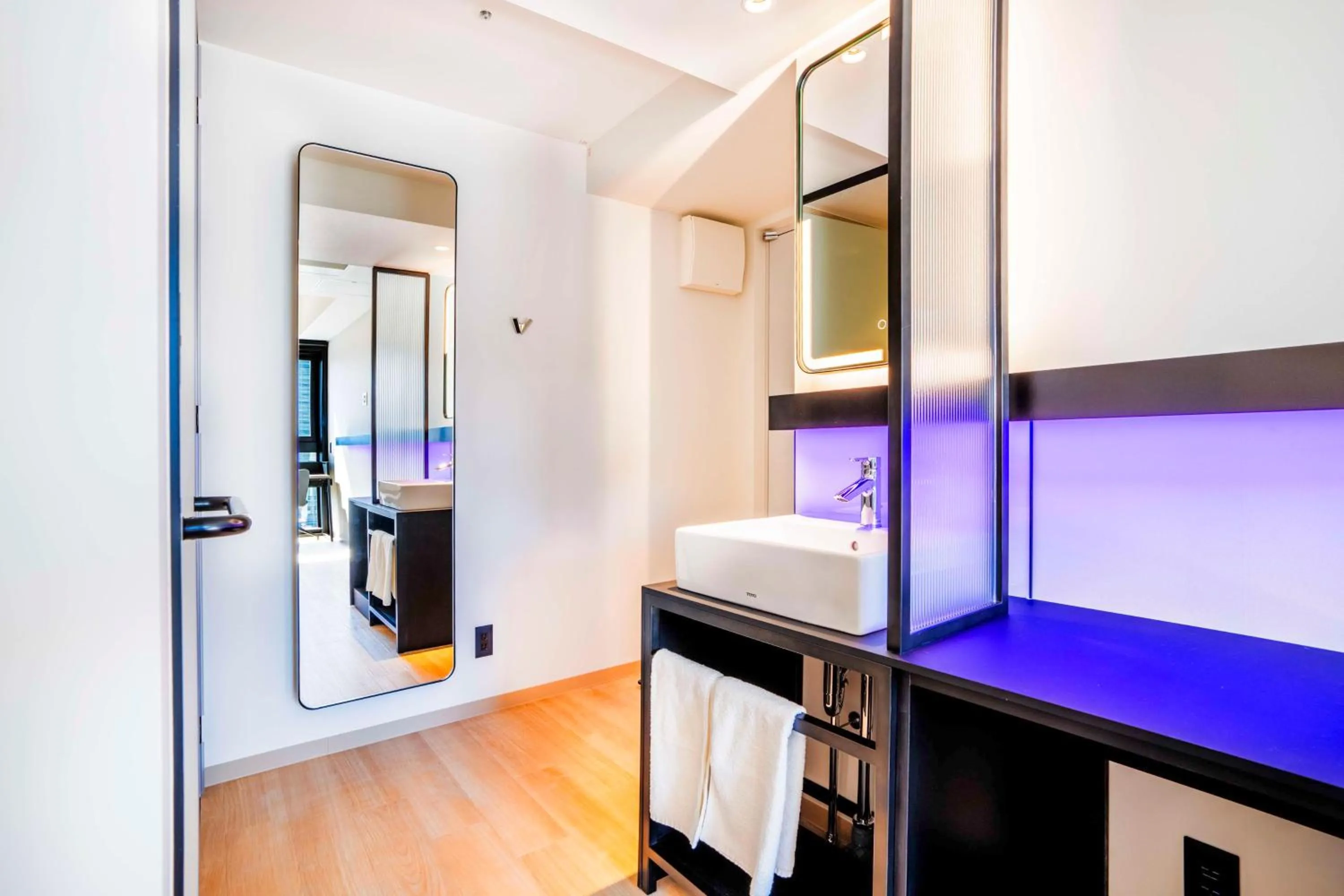 Bathroom in YOTEL Tokyo Ginza