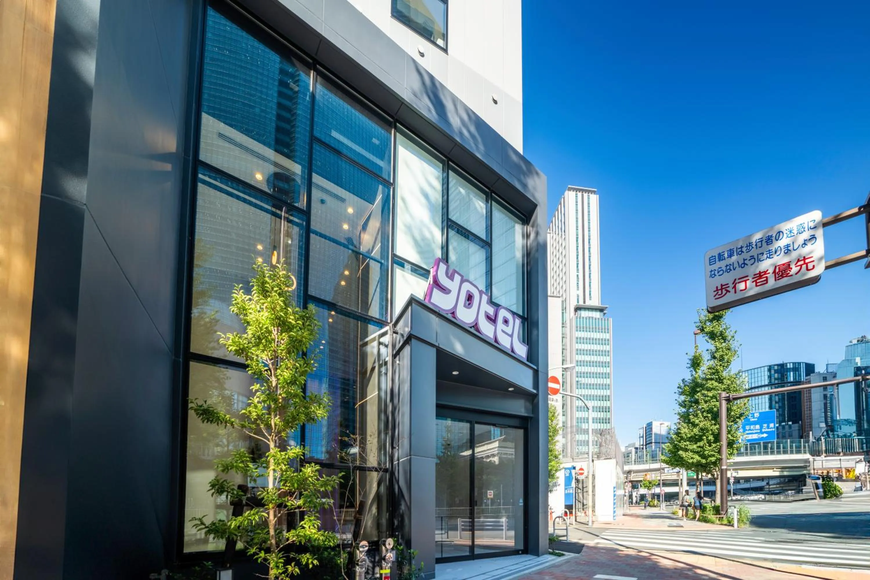 Property building in YOTEL Tokyo Ginza