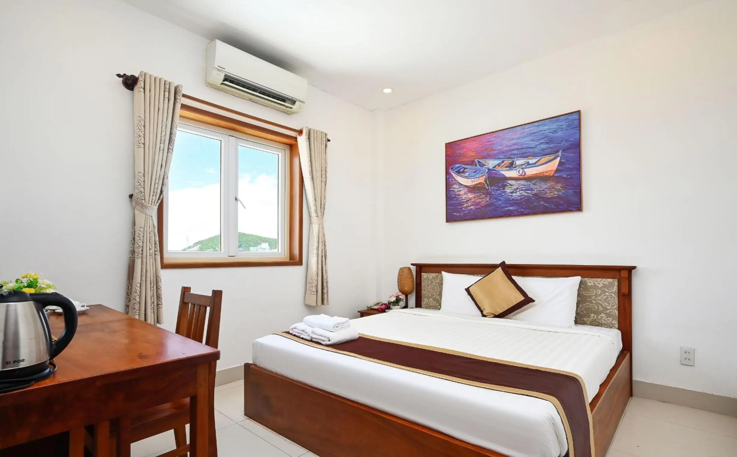 Bed in Ha Tien Xua Hotel & Resort