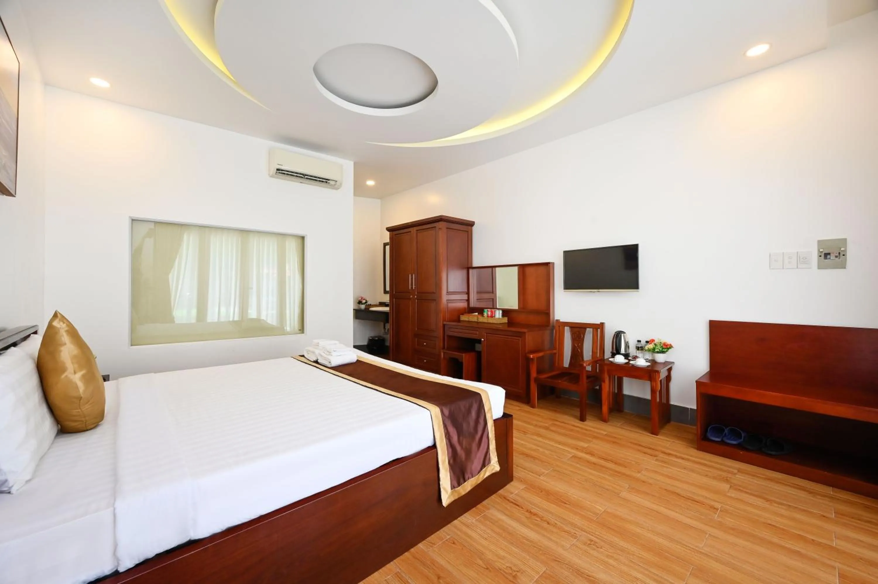 Bed in Ha Tien Xua Hotel & Resort
