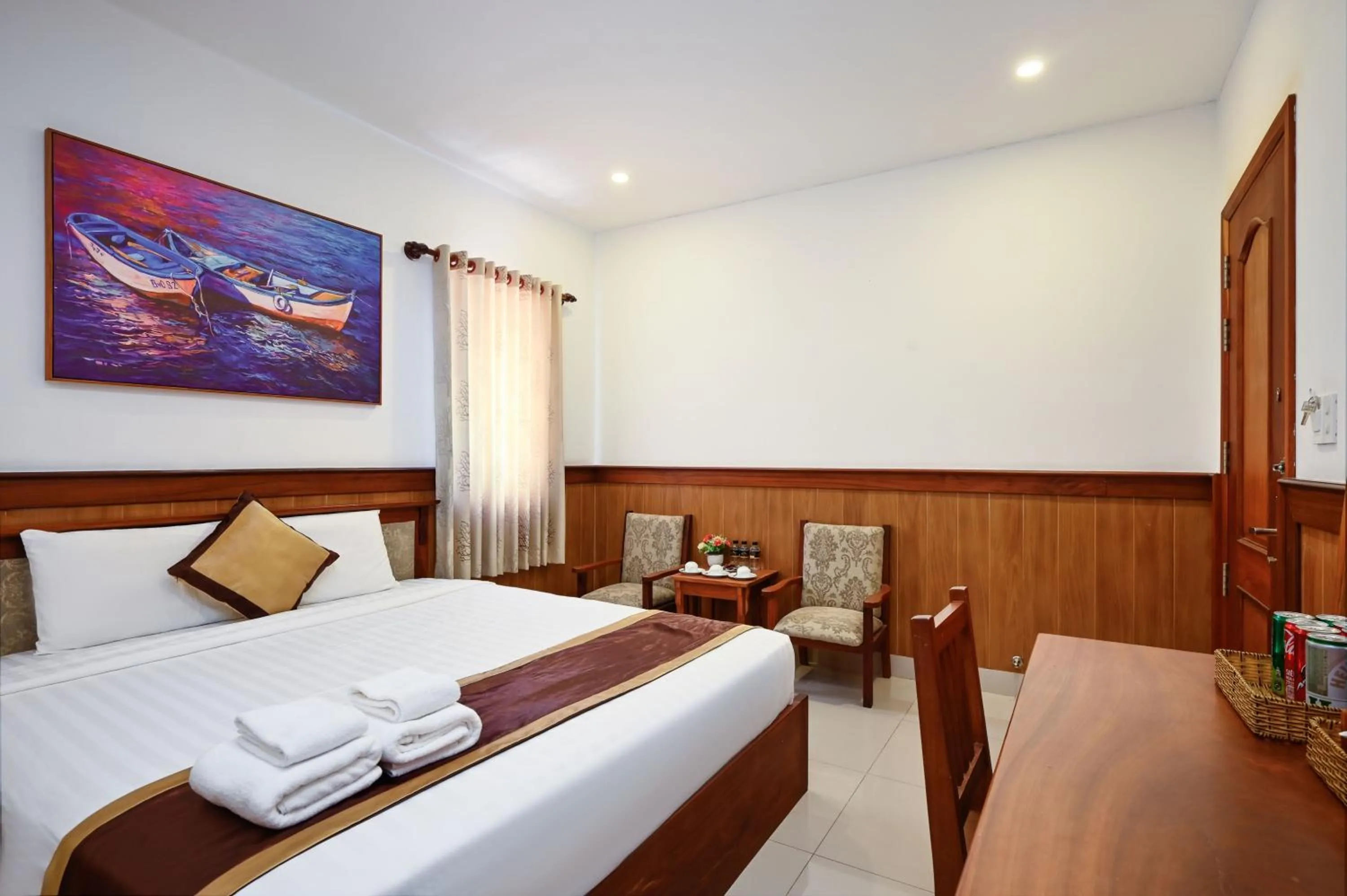 Bed in Ha Tien Xua Hotel & Resort