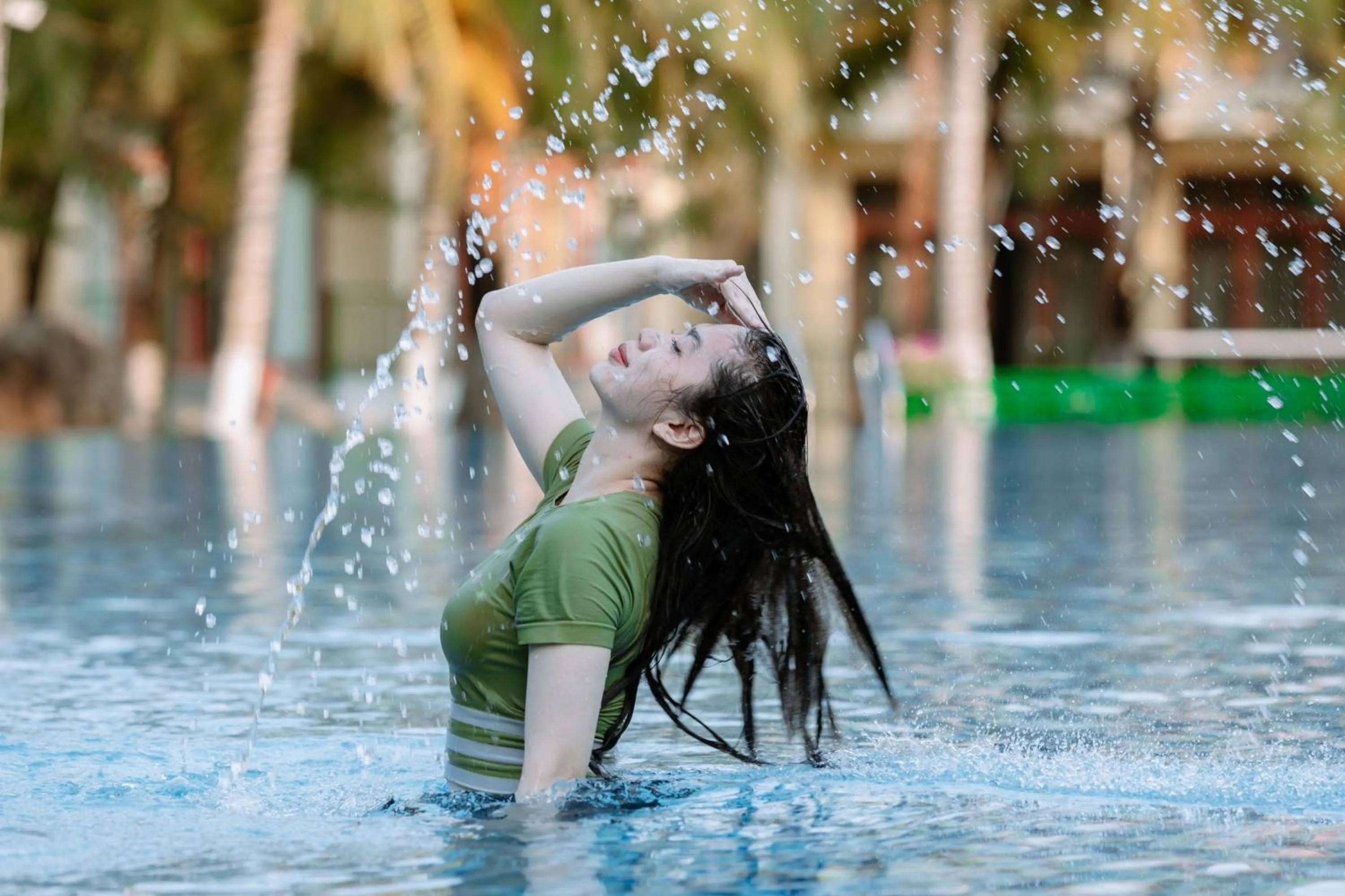 Swimming pool in Ha Tien Xua Hotel & Resort