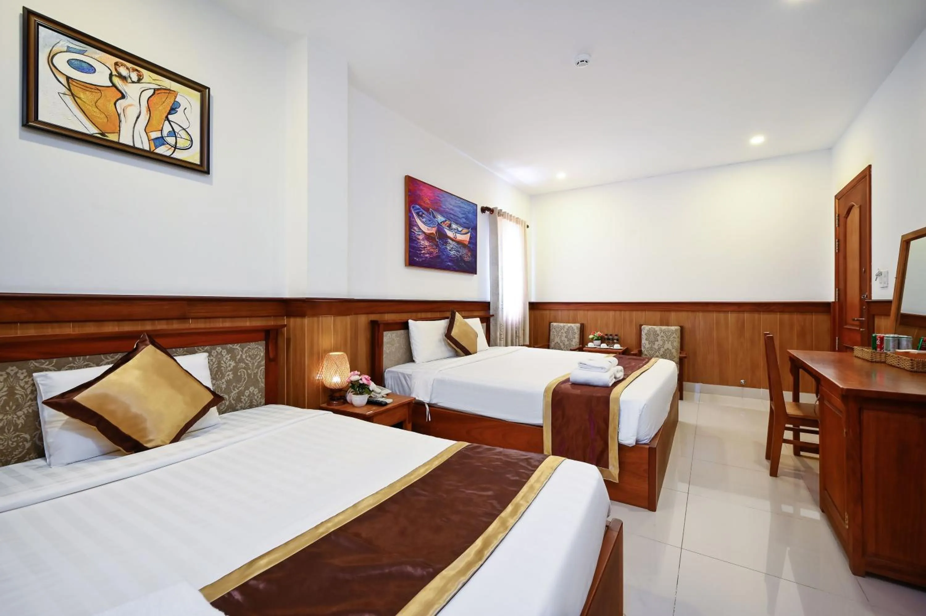 TV and multimedia, Bed in Ha Tien Xua Hotel & Resort