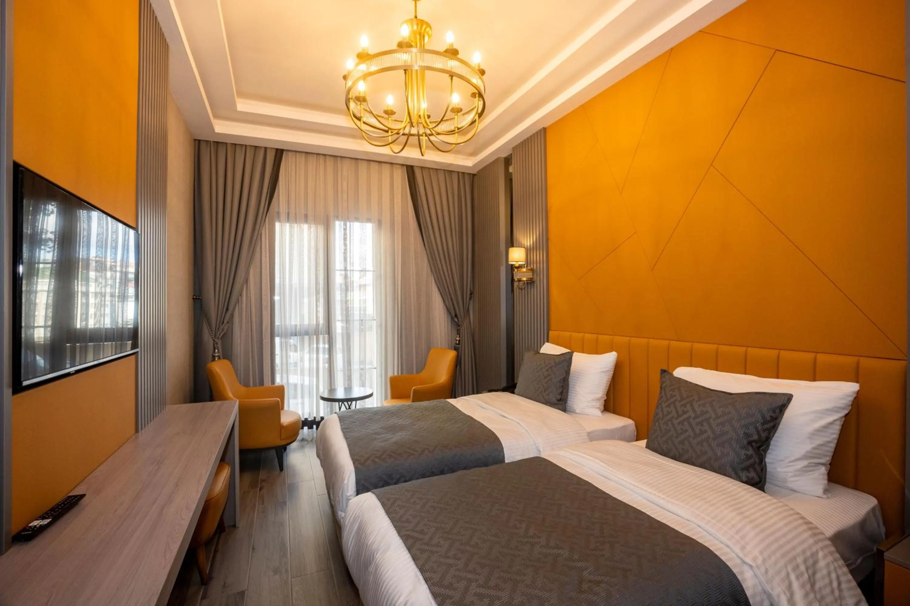 Bed in Icon Hotel Bomonti