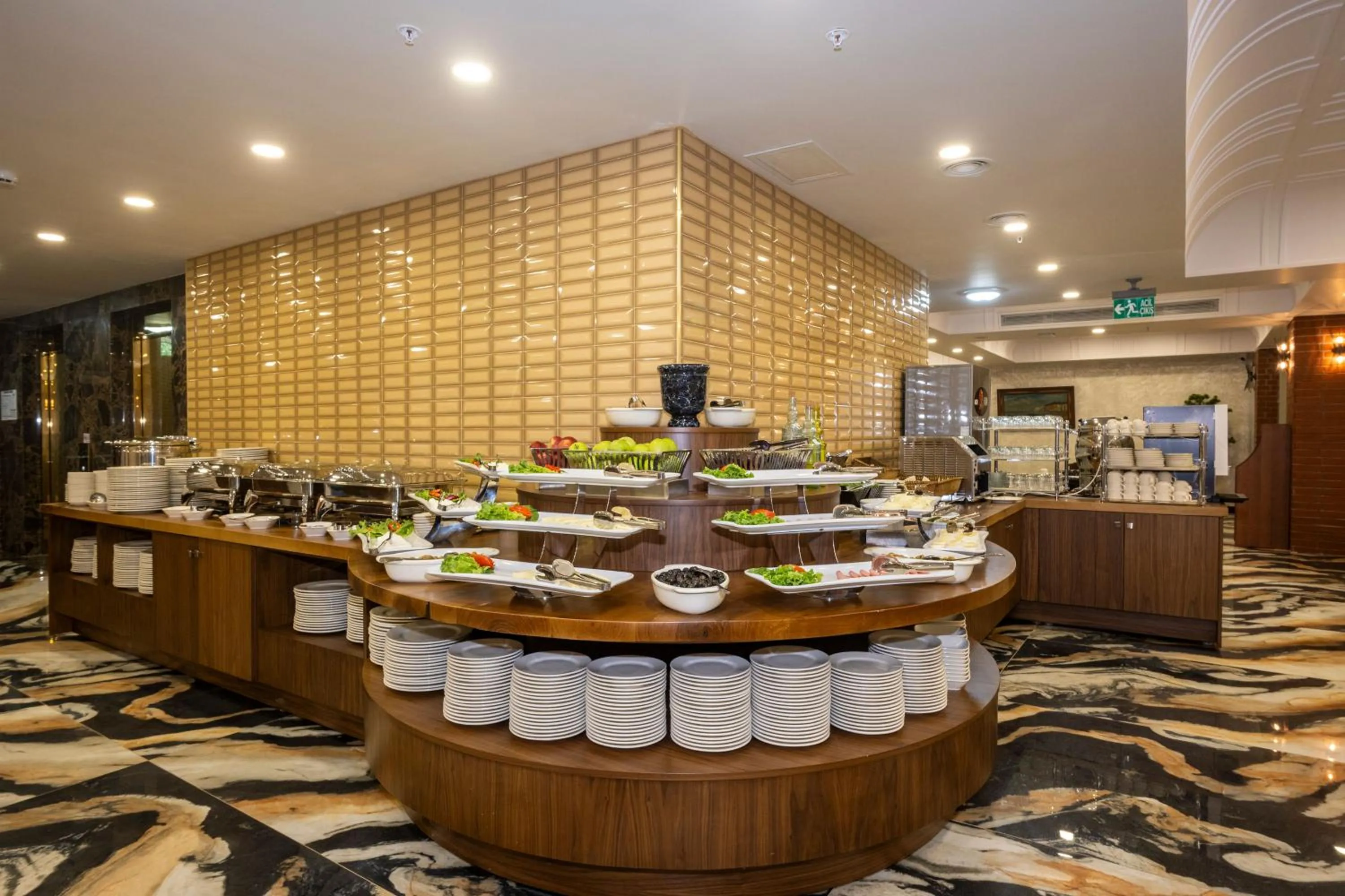 Buffet breakfast in Icon Hotel Bomonti