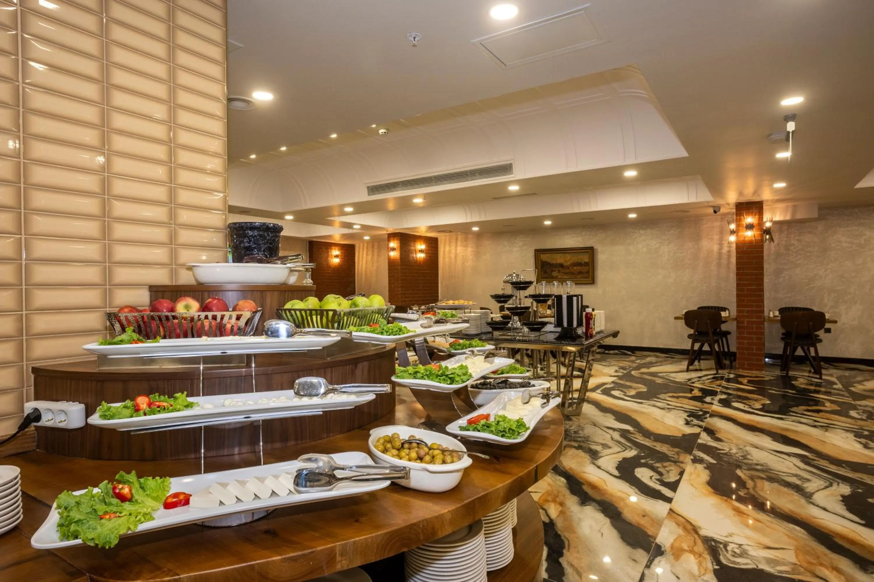 Buffet breakfast in Icon Hotel Bomonti