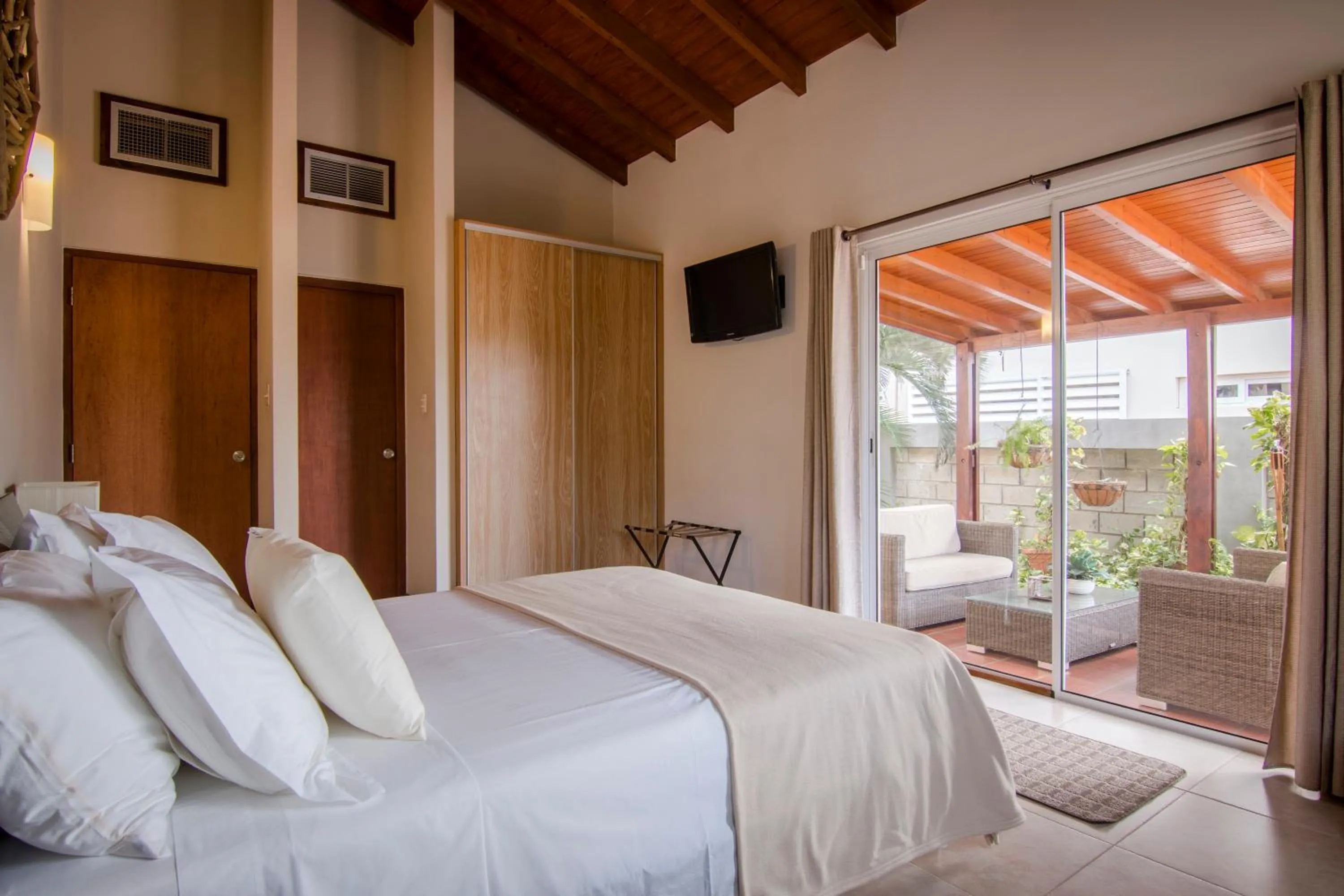 Patio, Bed in Costa Esmeralda Village