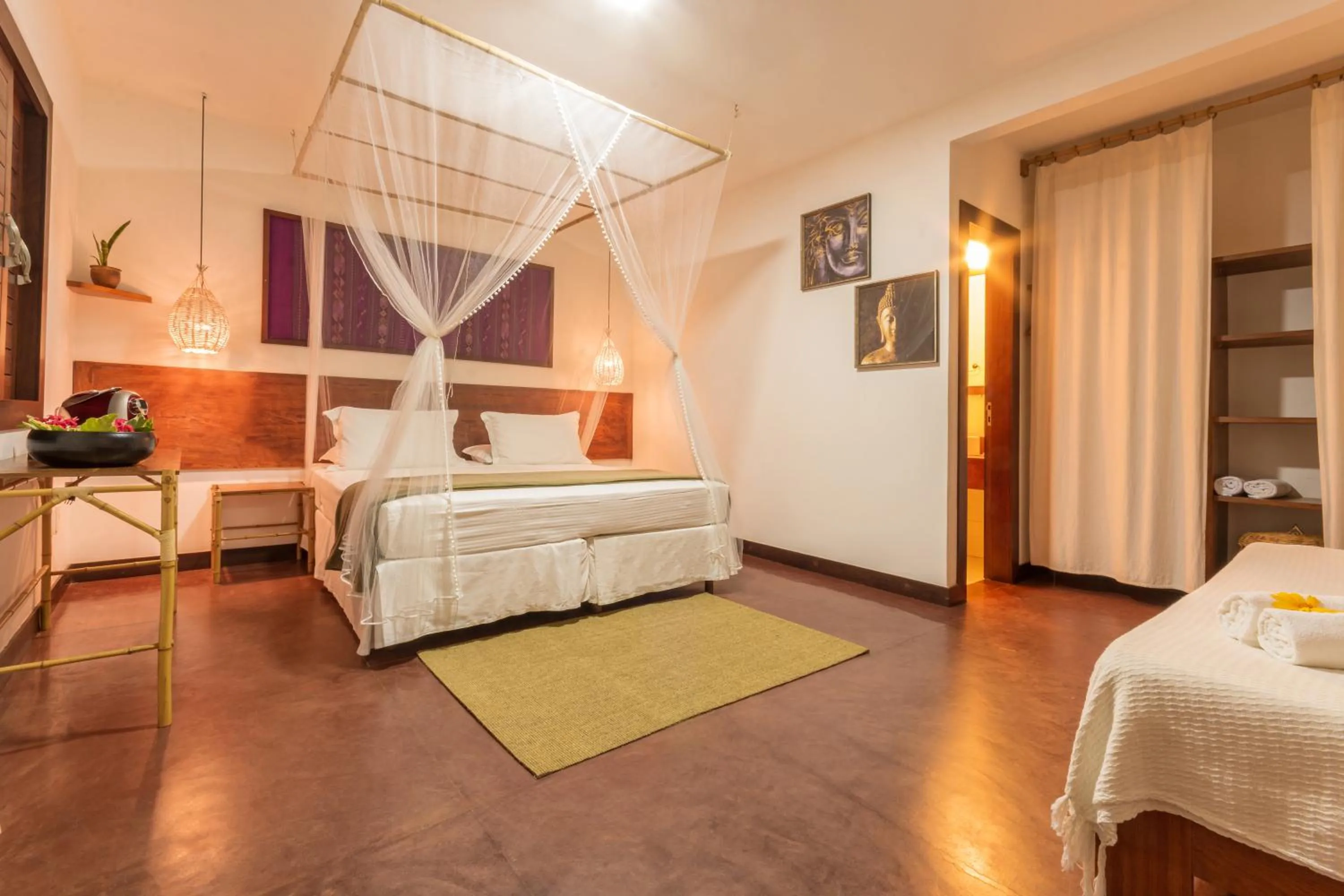 Bedroom, Bed in Hara Pousada e SPA