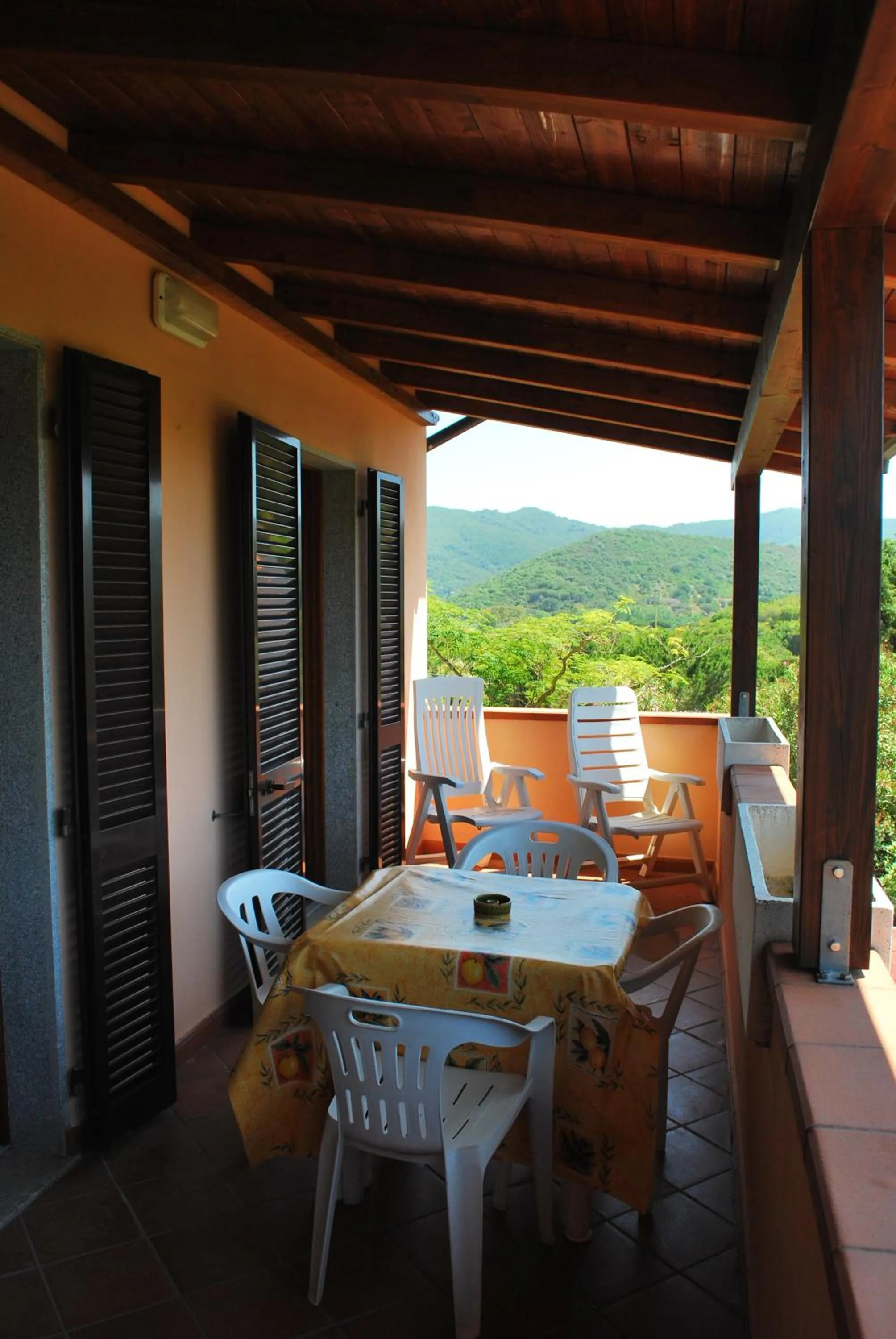 Balcony/Terrace in Casa Rosada - Piscina, aria condizionata, terrazze e posti auto