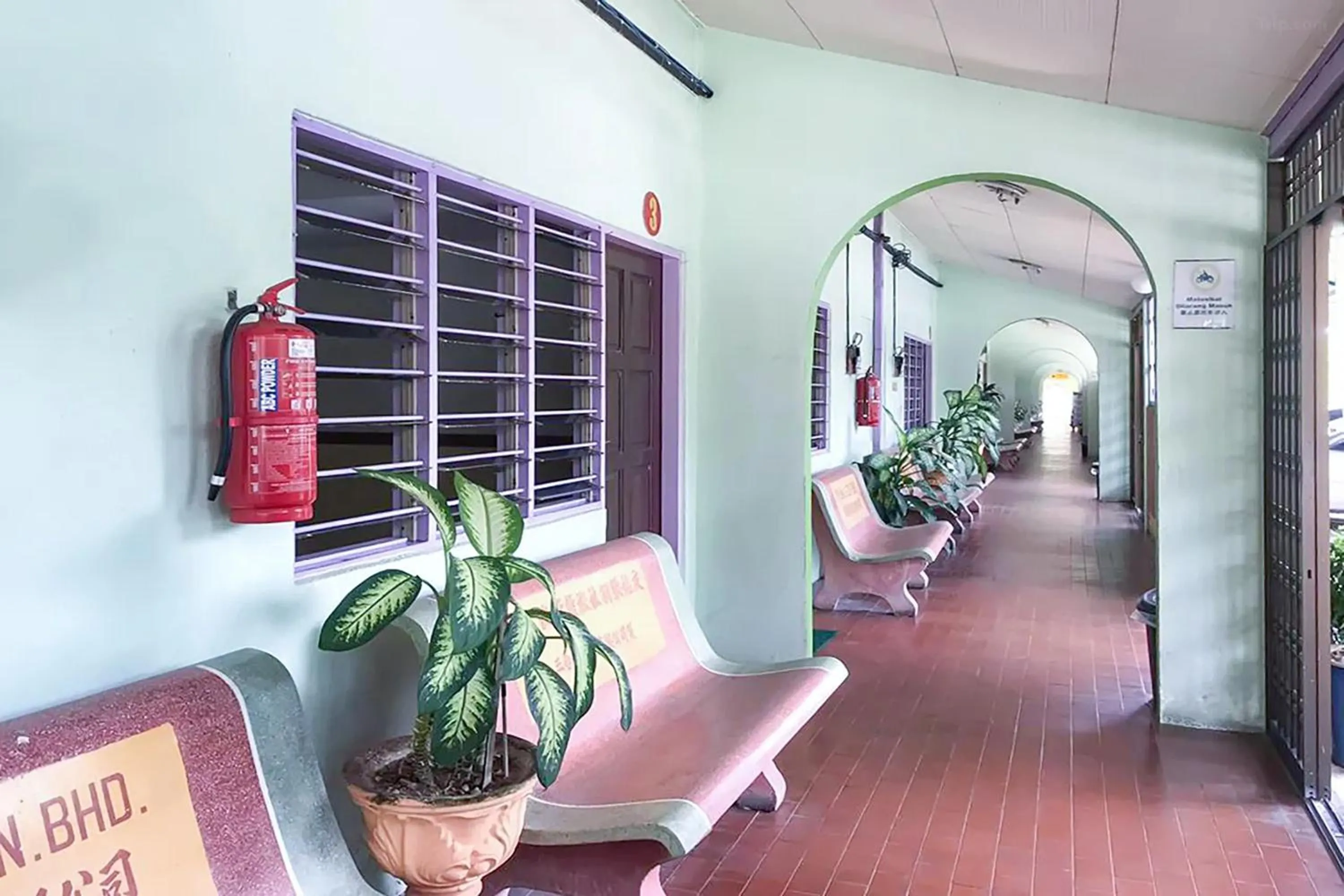 Seating area in Lumut Villa Inn