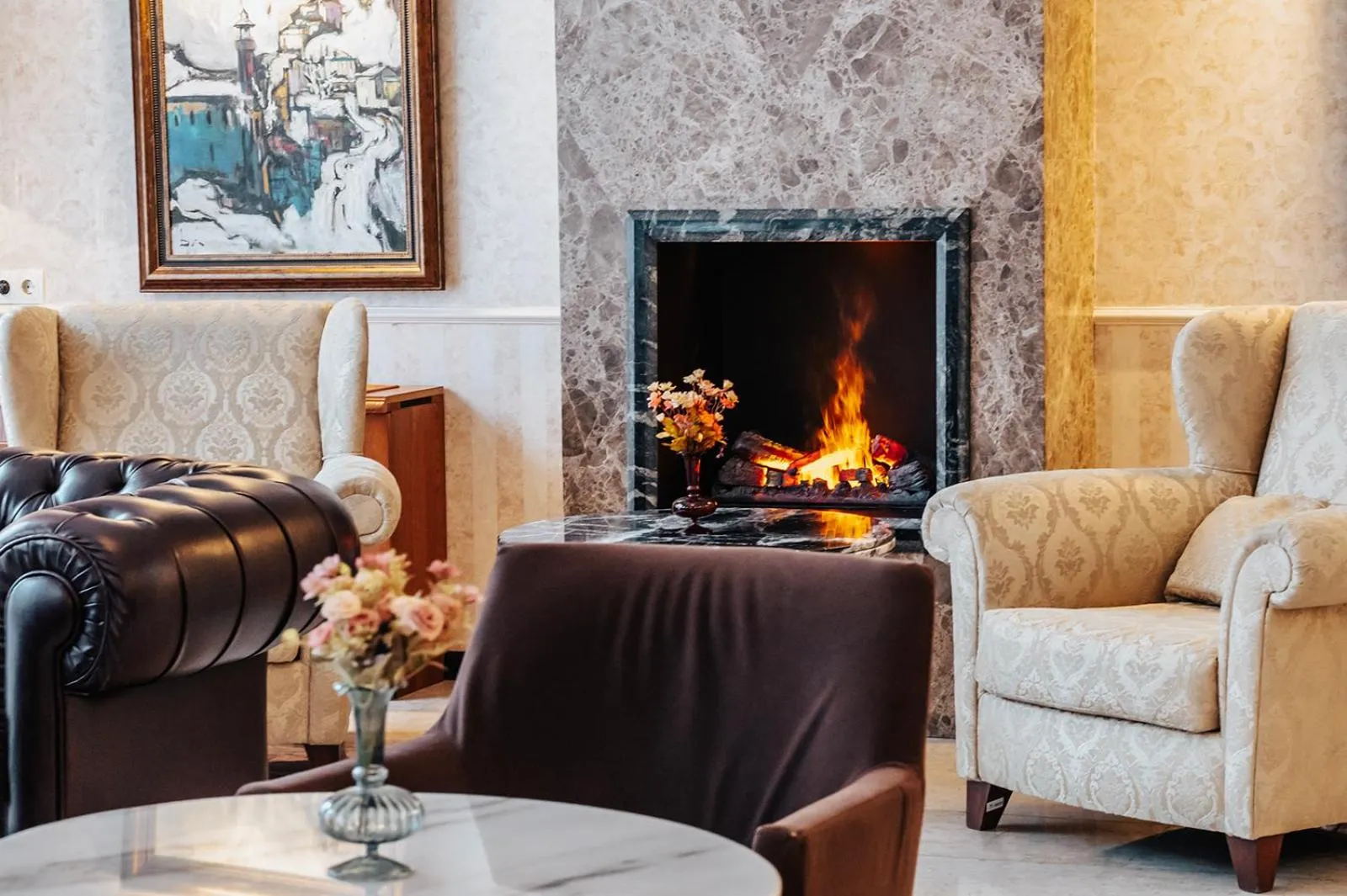 Lobby or reception in Tbilisi Laerton Hotel