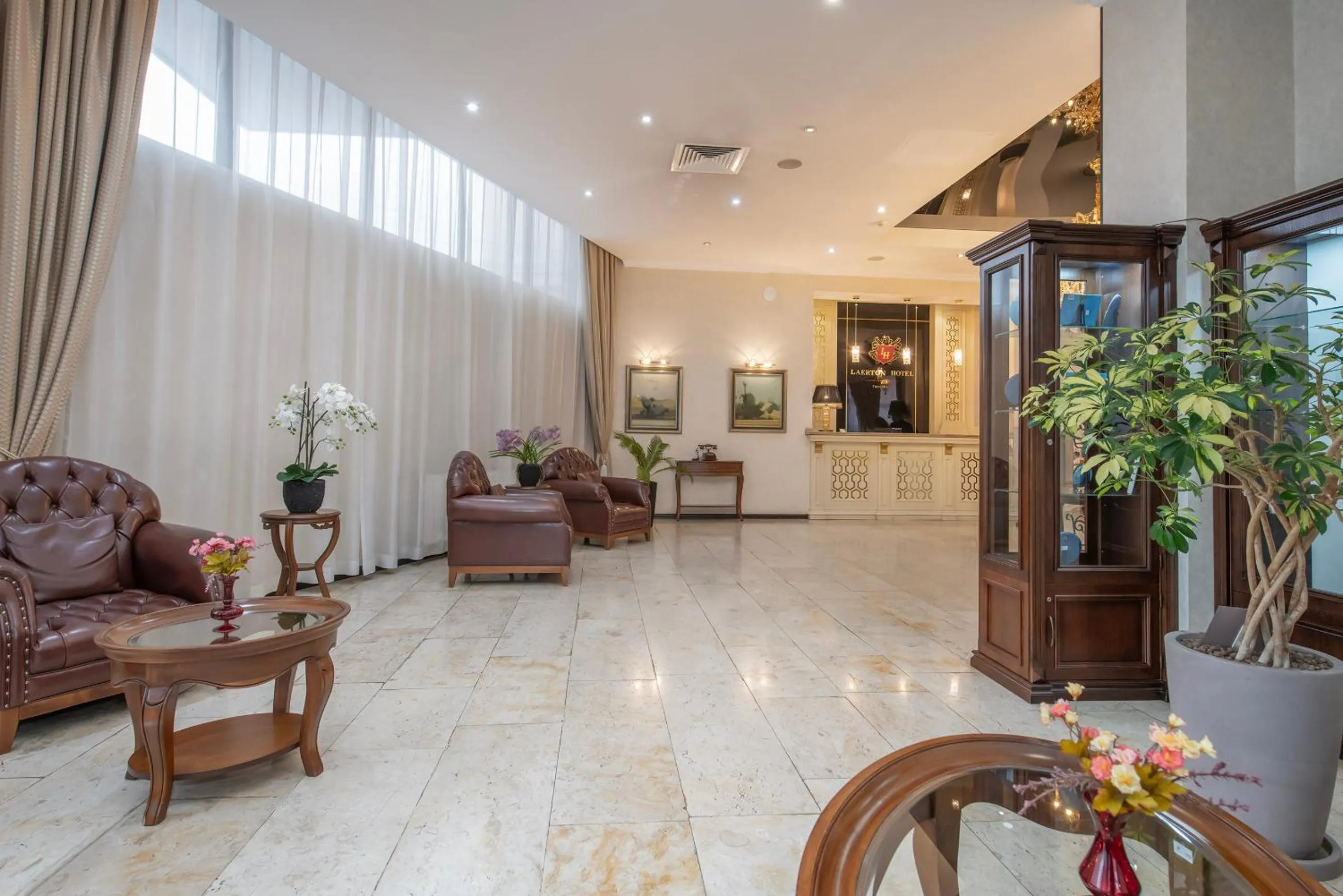 Lobby or reception in Tbilisi Laerton Hotel