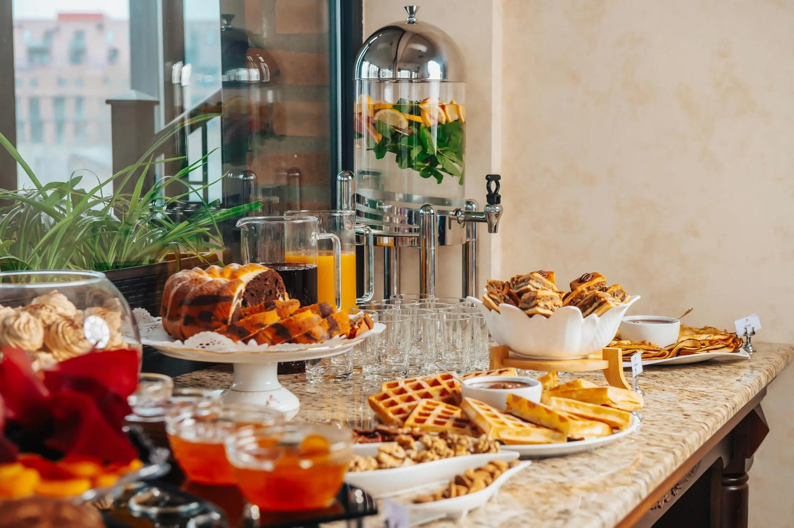 Breakfast in Tbilisi Laerton Hotel