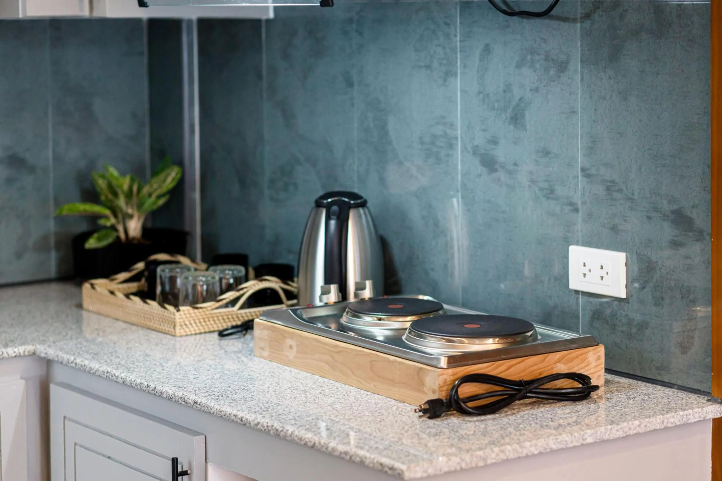 kitchen in E L Westensee Resort