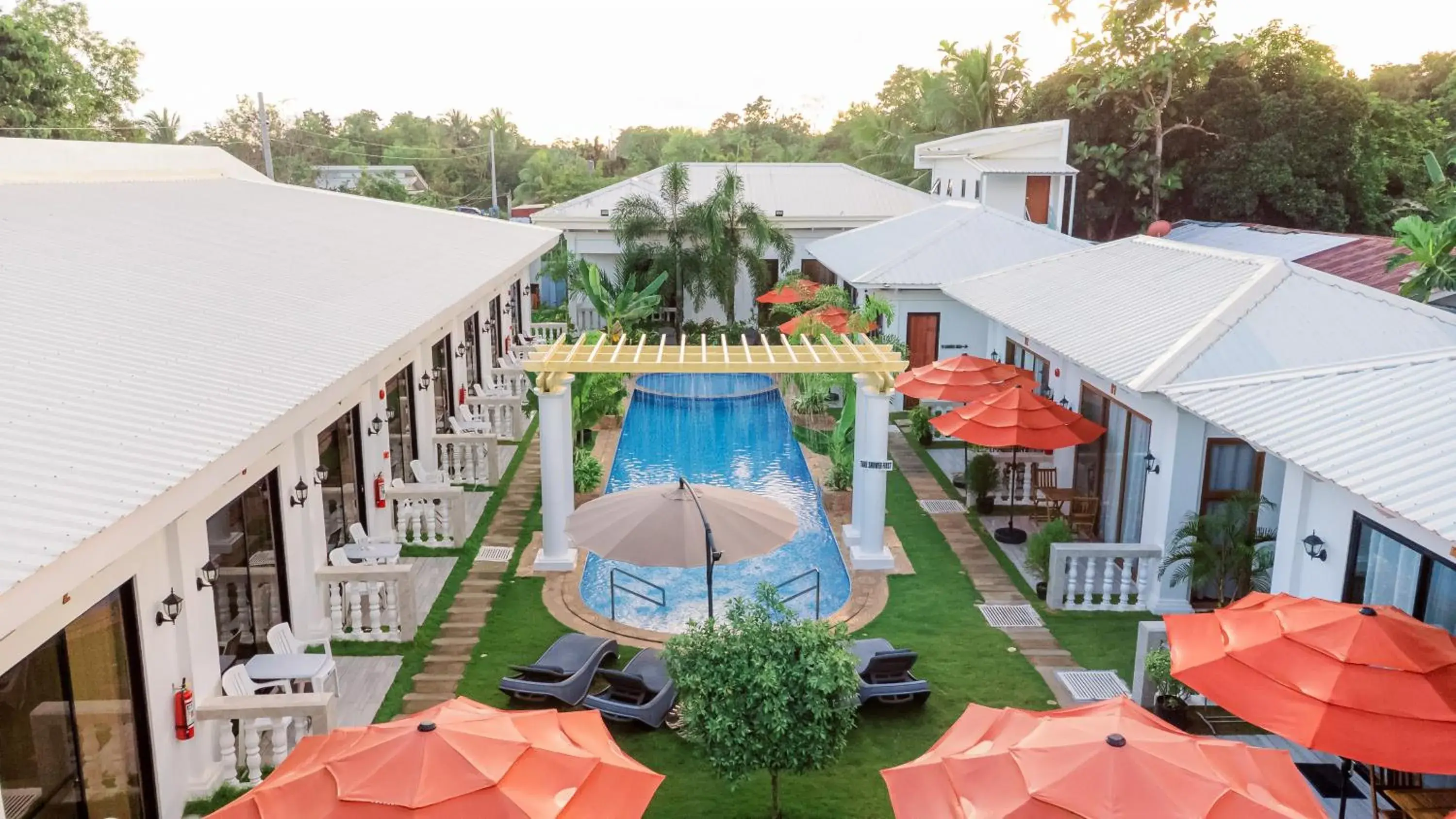 Pool view in E L Westensee Resort Pool view in E L Westensee Resort