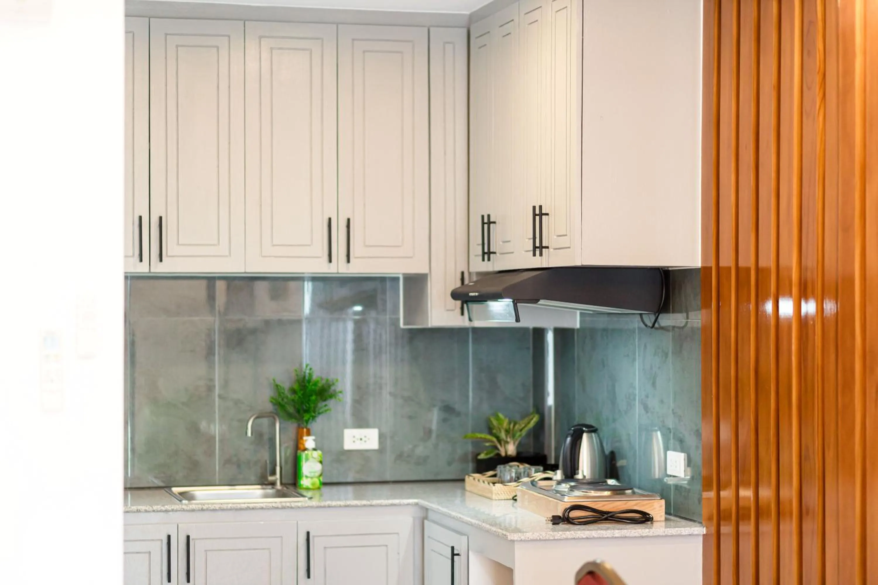 kitchen in E L Westensee Resort