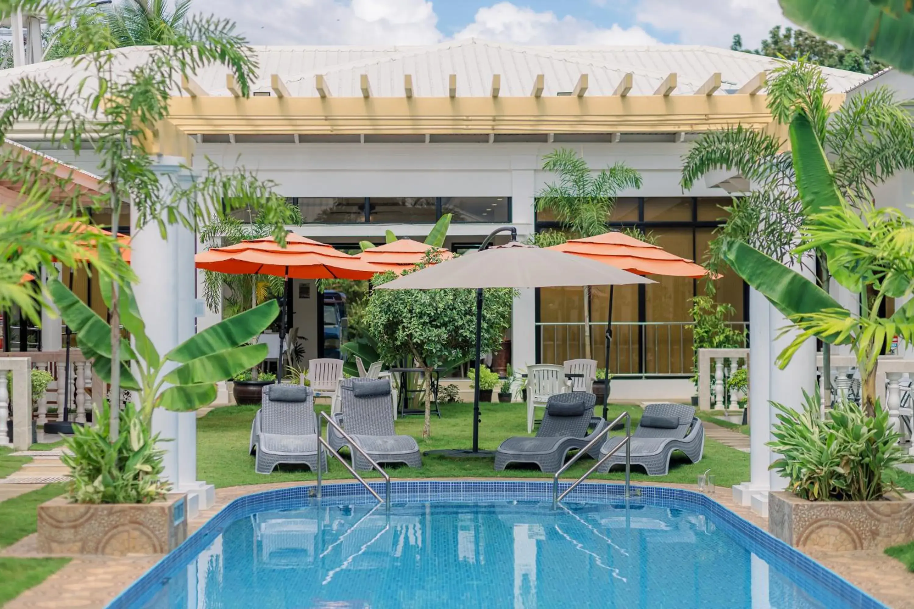 Pool view in E L Westensee Resort Pool view in E L Westensee Resort