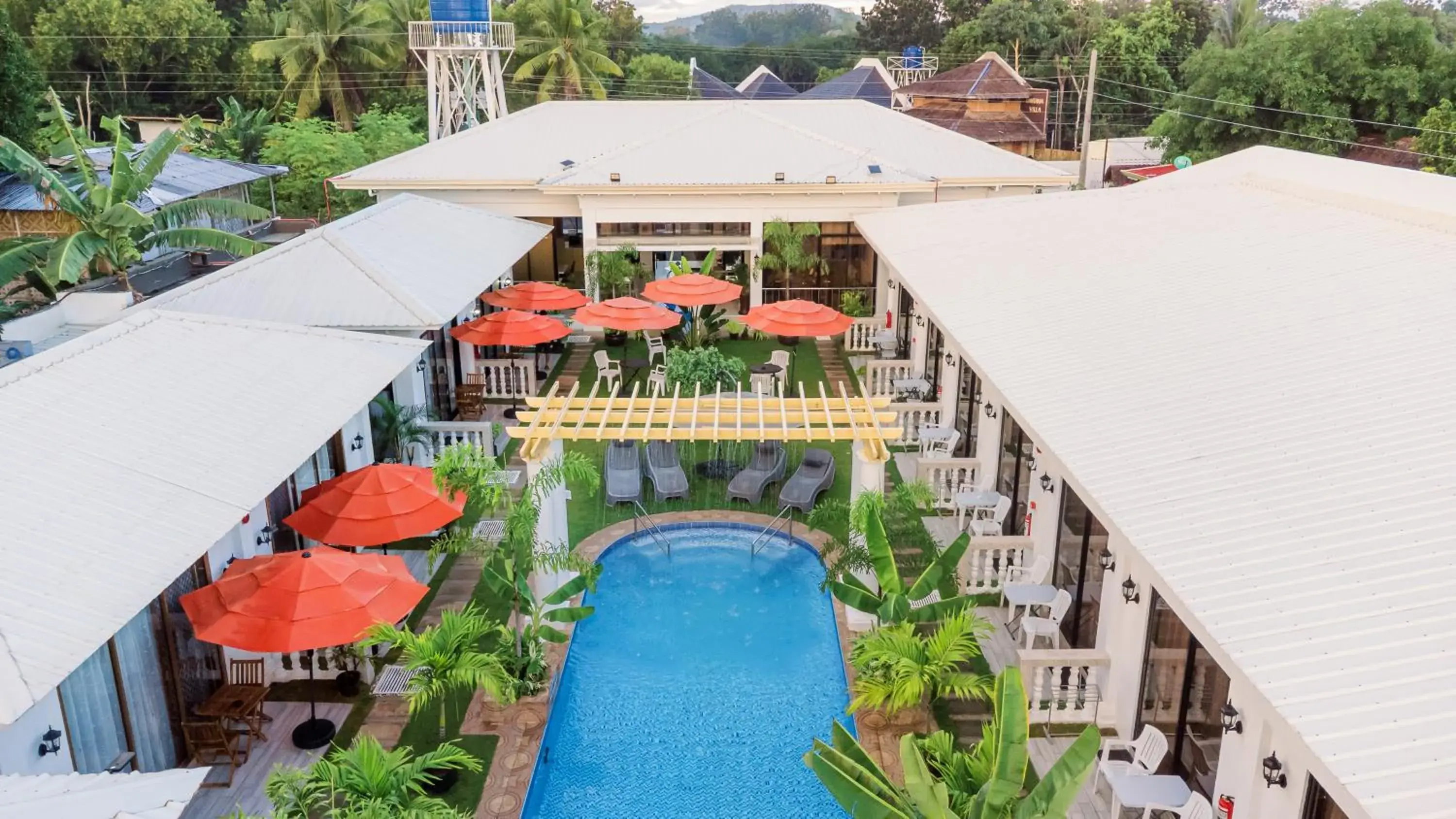 Pool view in E L Westensee Resort Pool view in E L Westensee Resort