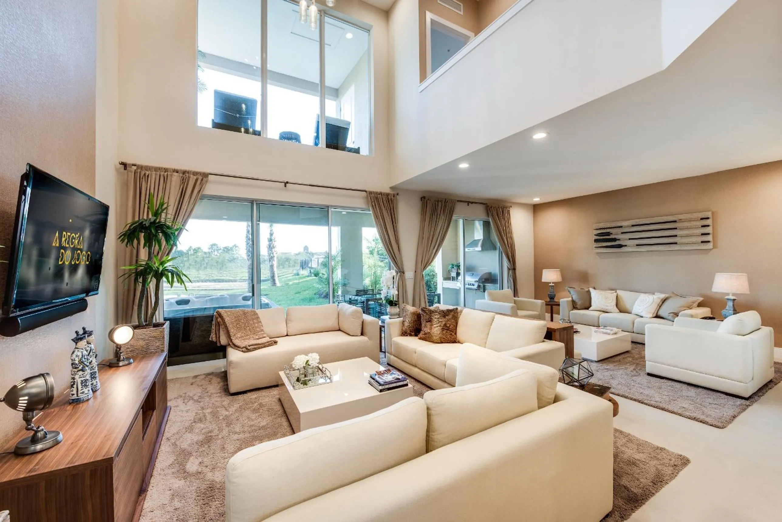 Living room in Magic Village Yards Trademark Collection by Wyndham