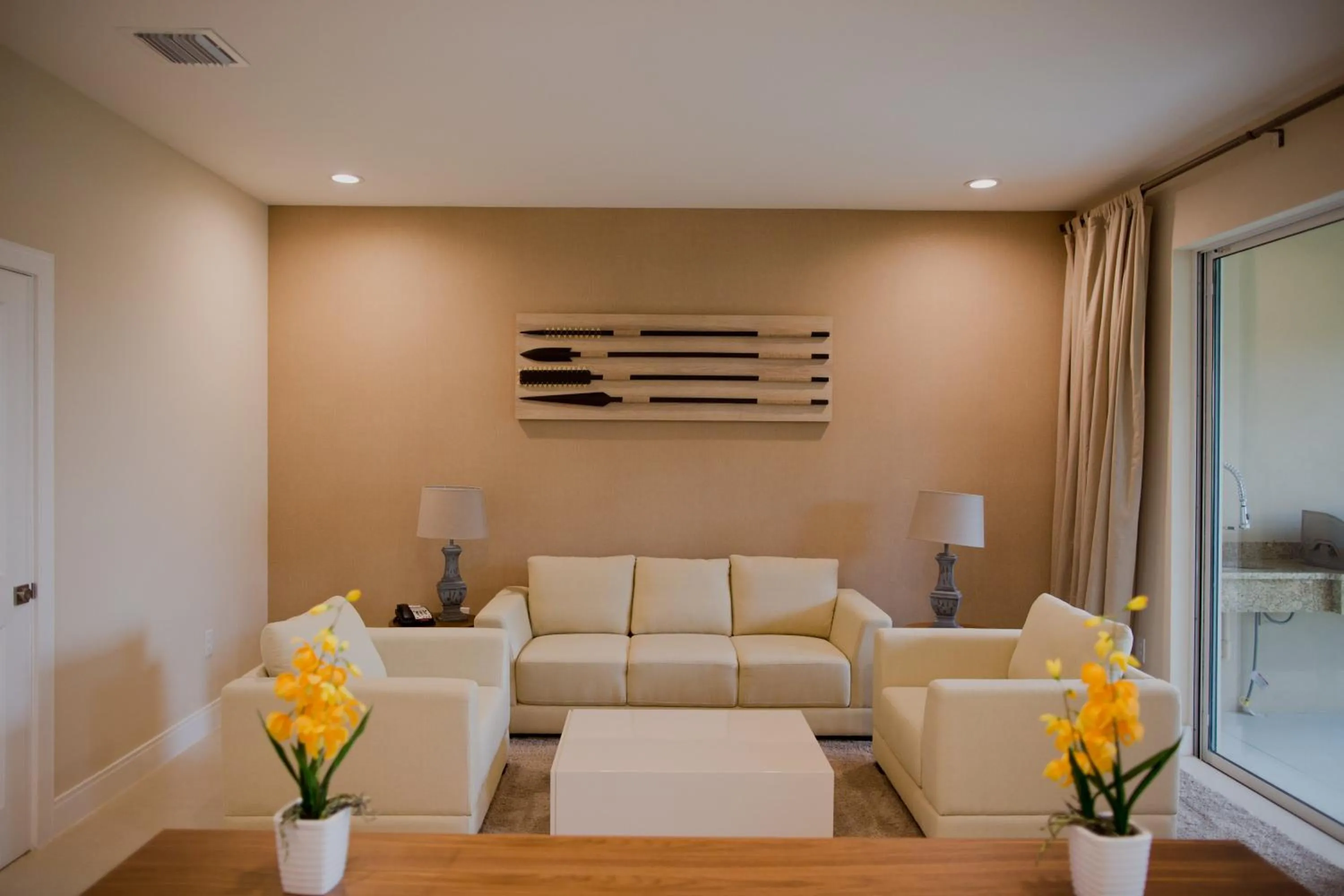 Living room in Magic Village Yards Trademark Collection by Wyndham