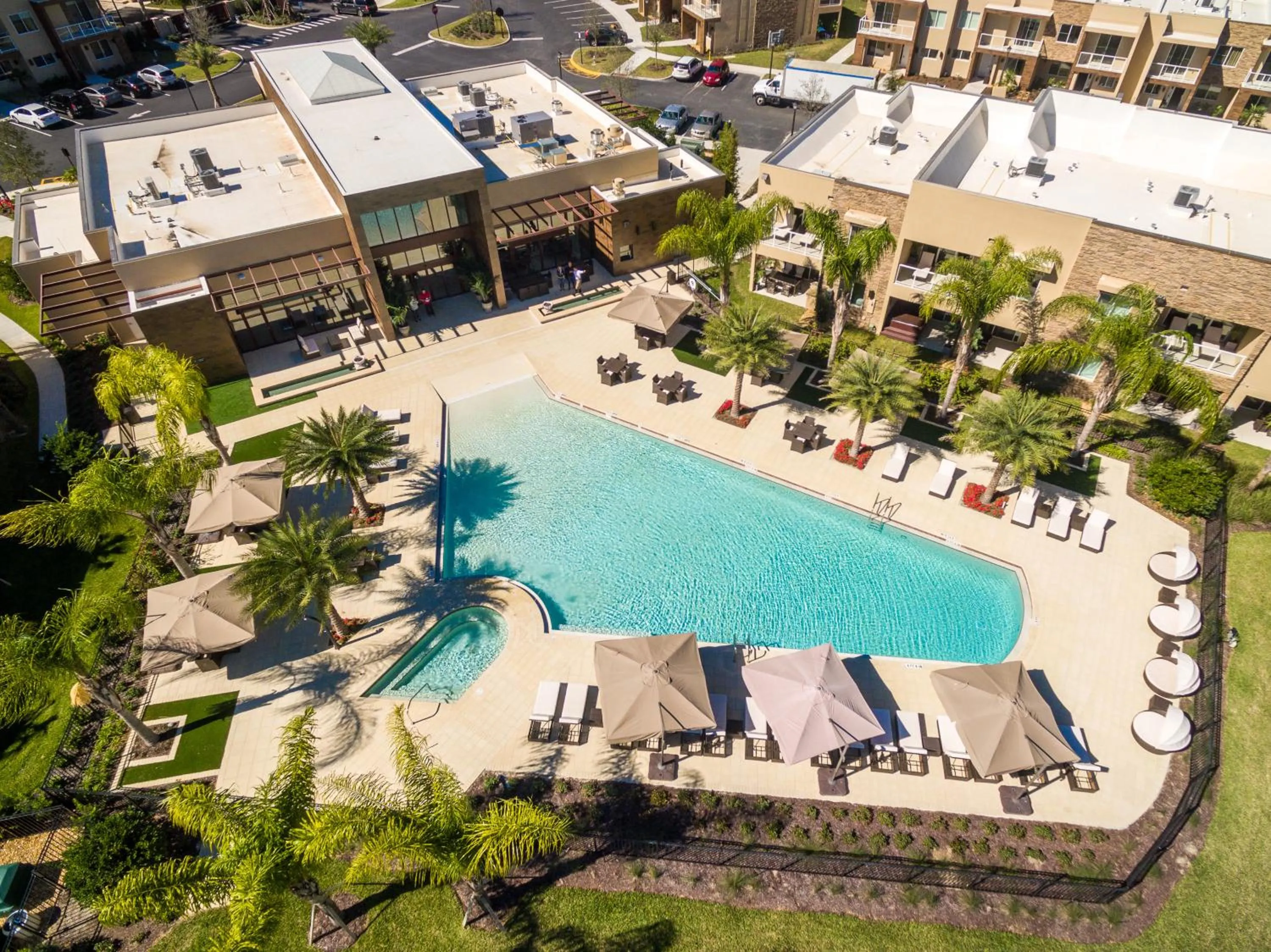 Bird's eye view in Magic Village Yards Trademark Collection by Wyndham