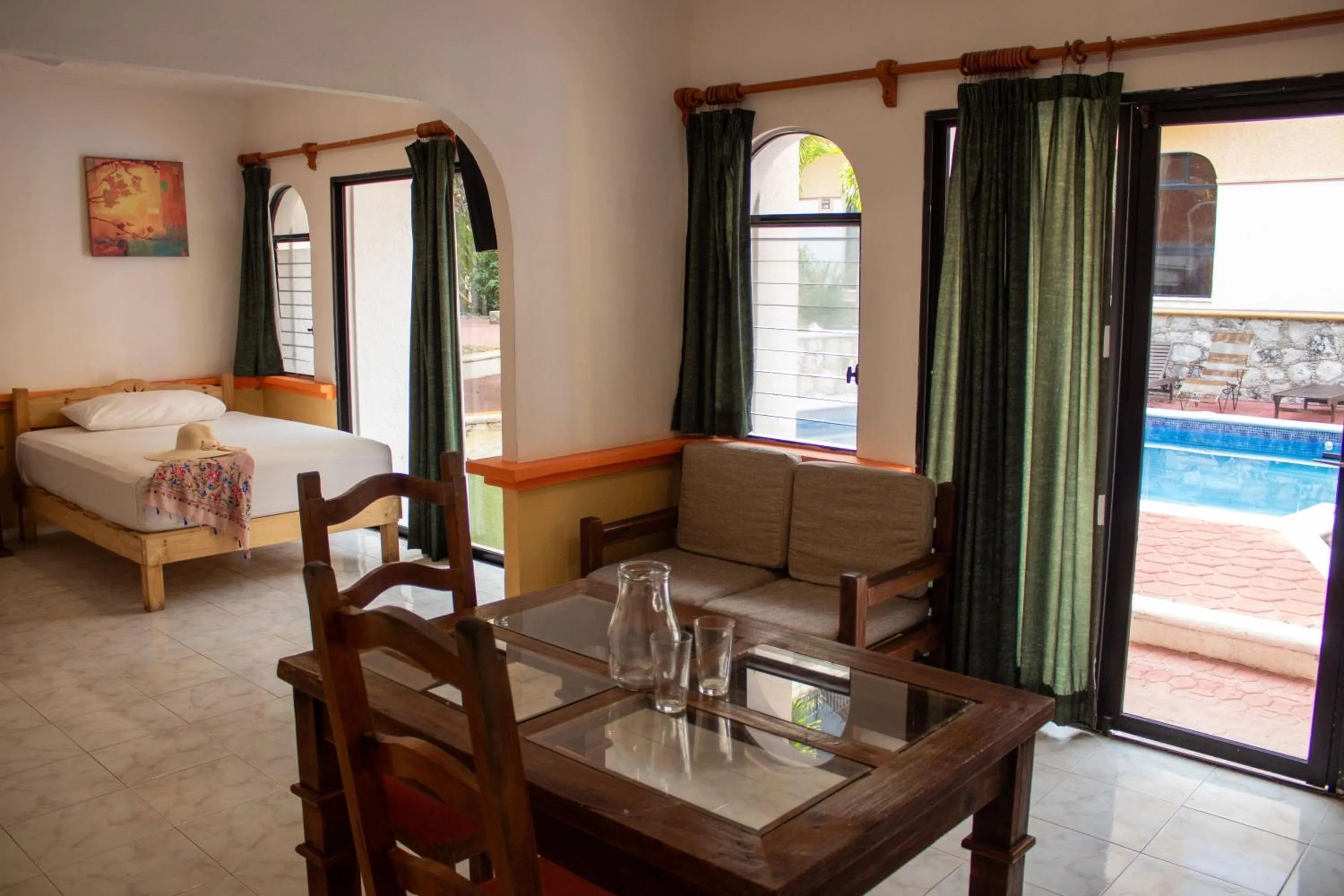 Living room in Hotel Vista Caribe 5ta Av a 5 Pasos de la Playa